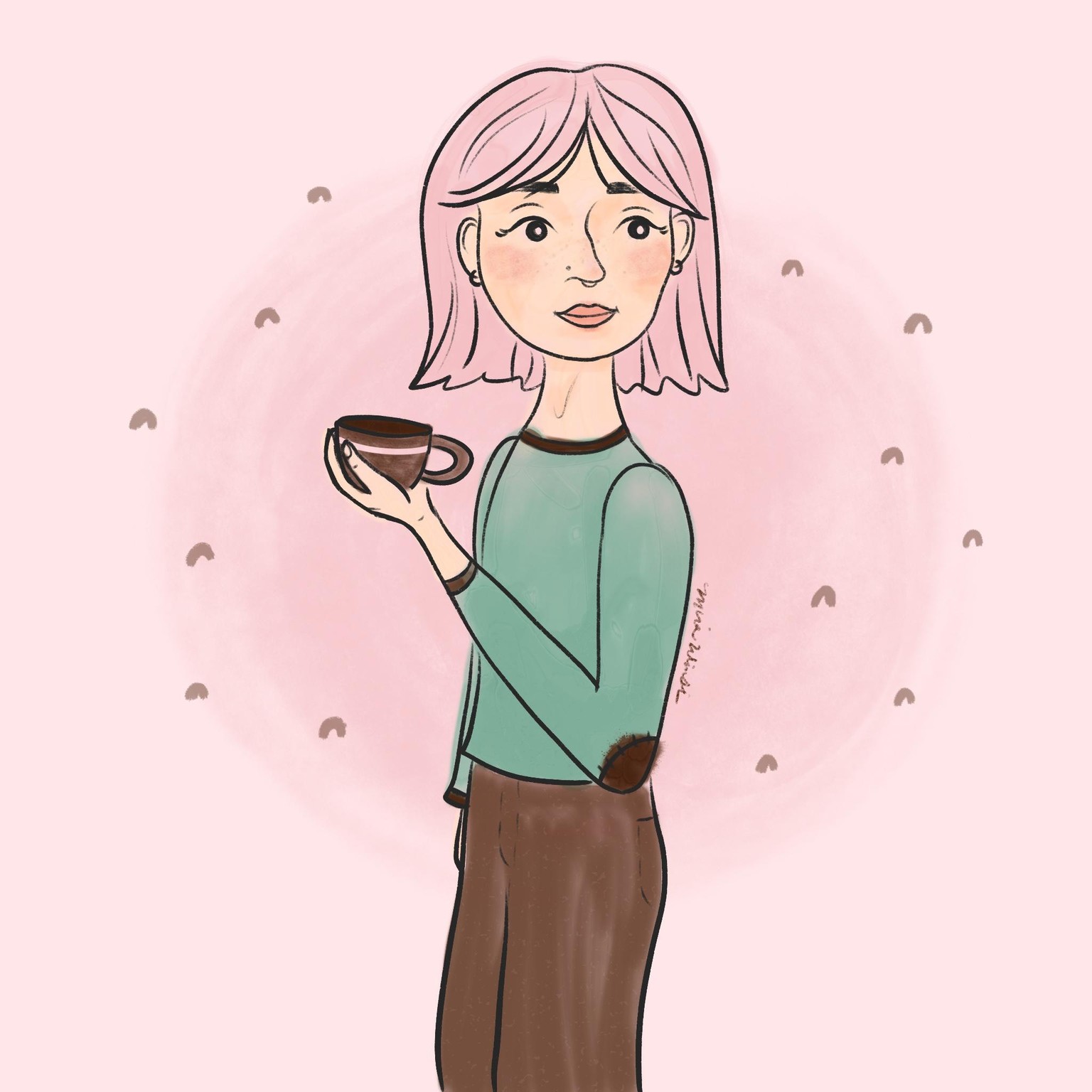 Self Portrait of a Coffee-Loving Girl - image 1 - student project