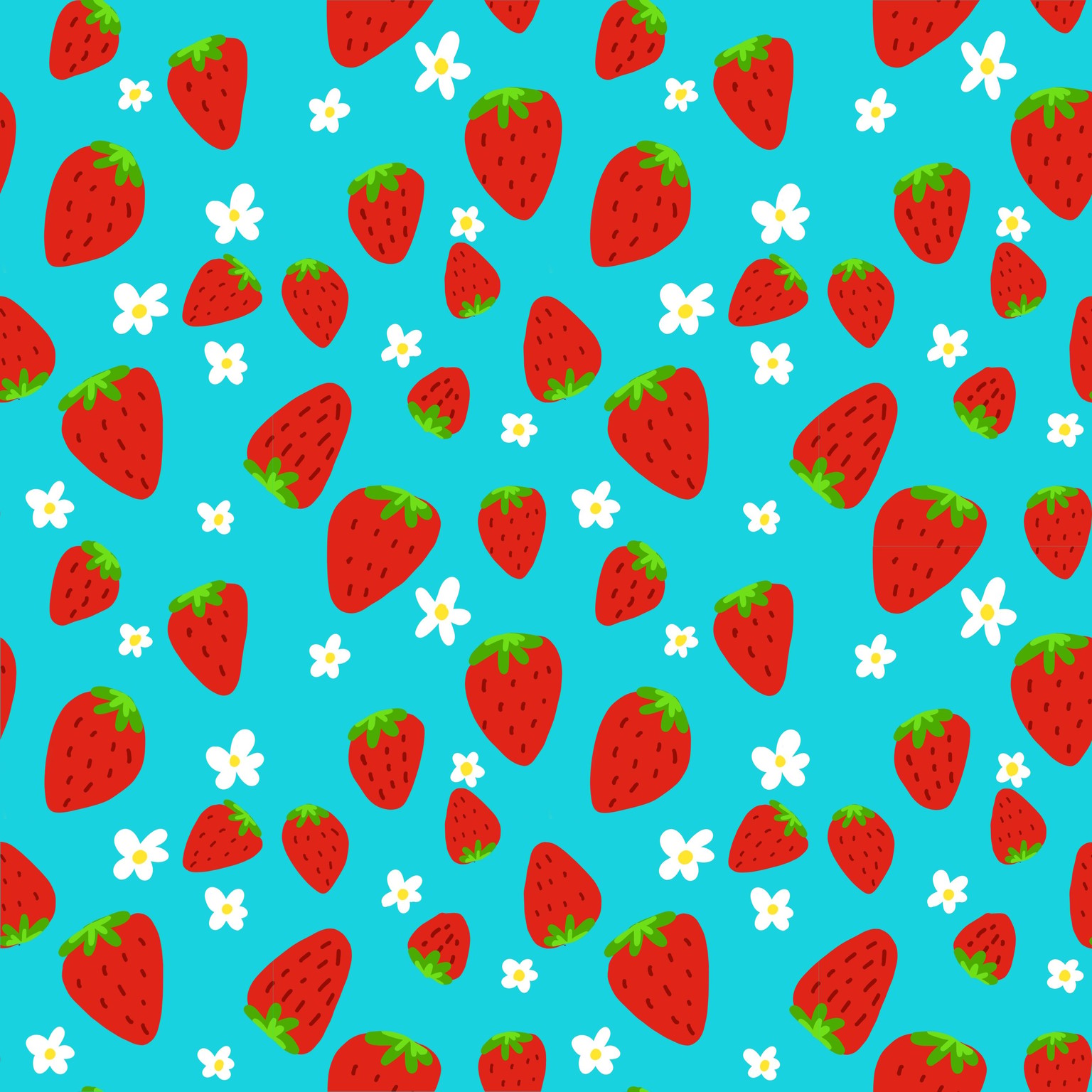 Strawberry Pattern - image 1 - student project