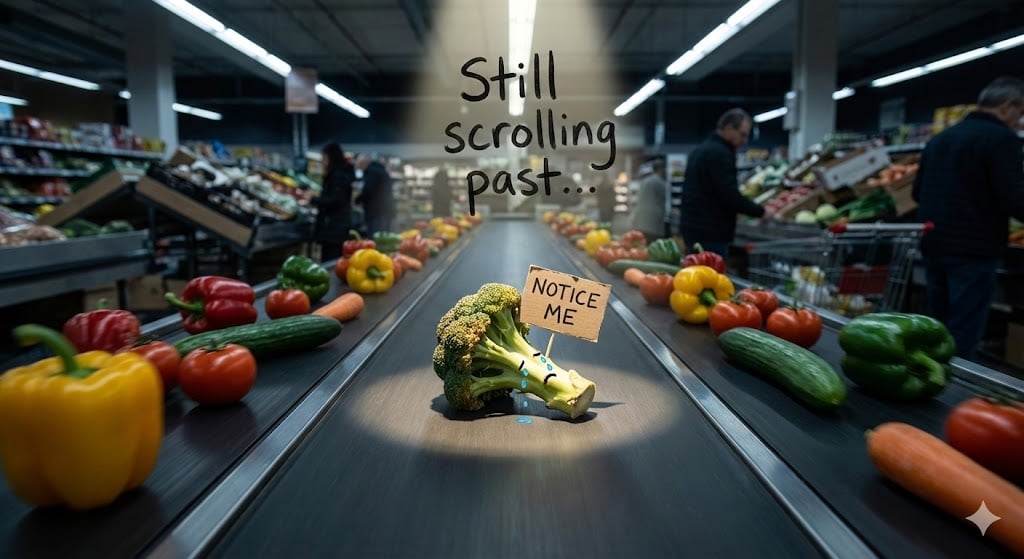 The Sad Broccoli That Nobody Noticed (and the stories that actually win) - image 1 - student project