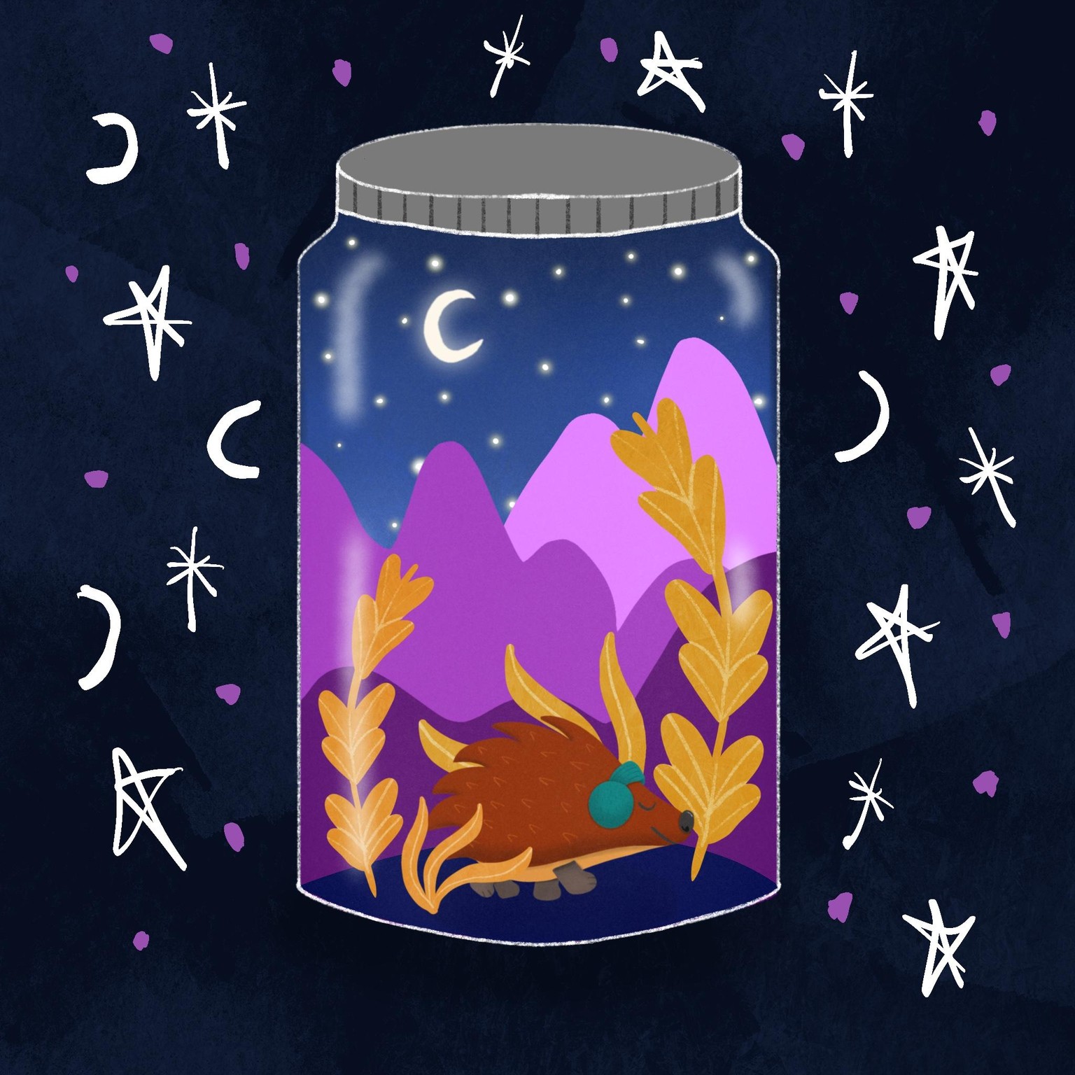 Hedgehog in a jar! - image 1 - student project