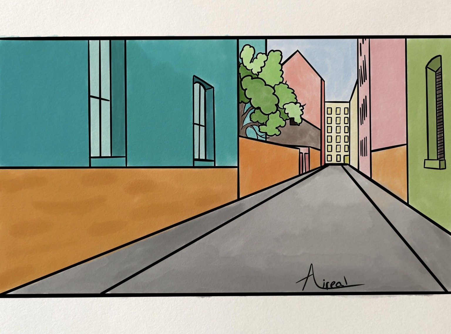 One point perspective - image 1 - student project