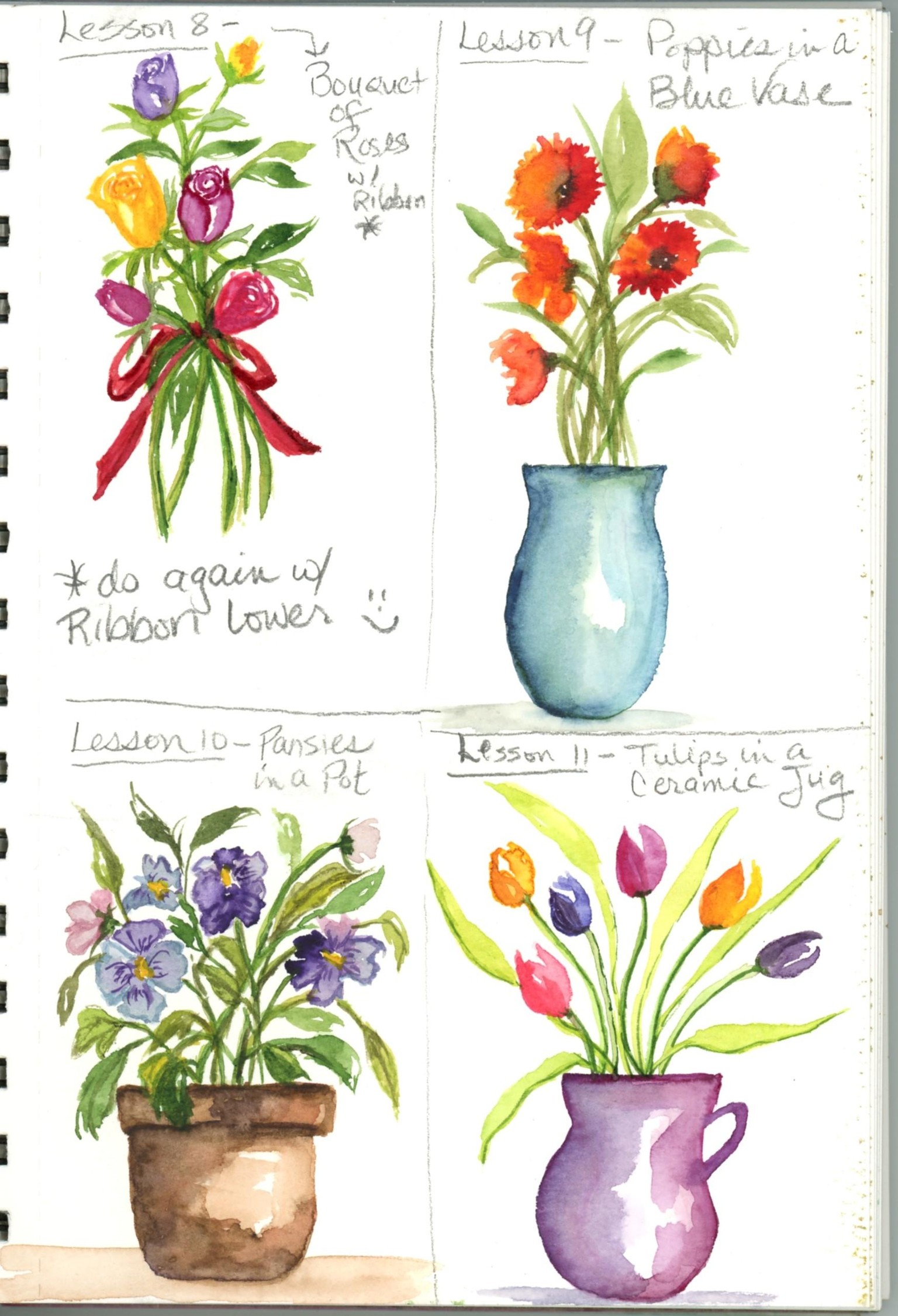 Mini Watercolor Florals with Lisa Lam! - image 2 - student project