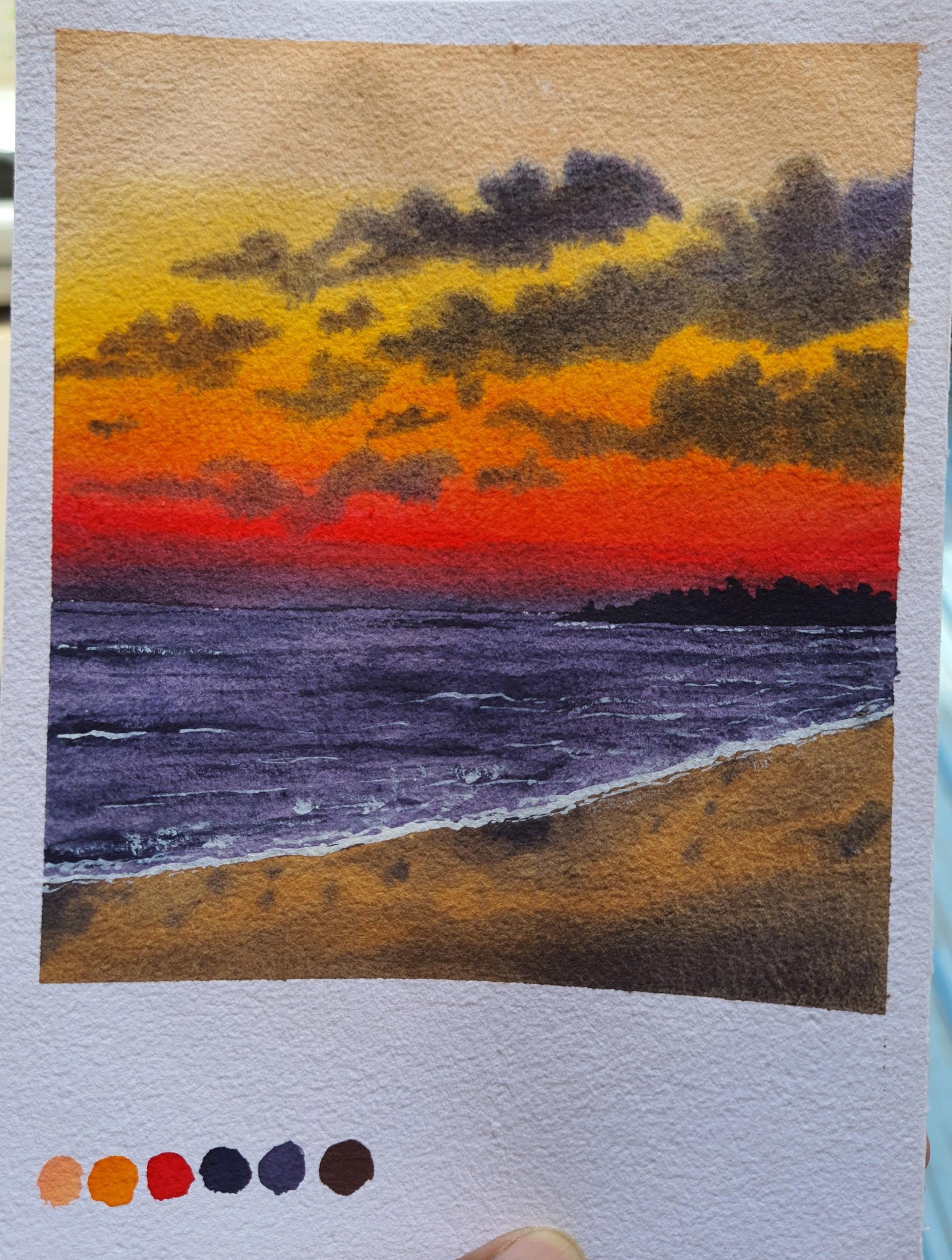 30 Days of Mini Watercolor Landscapes. .. !!! - image 22 - student project