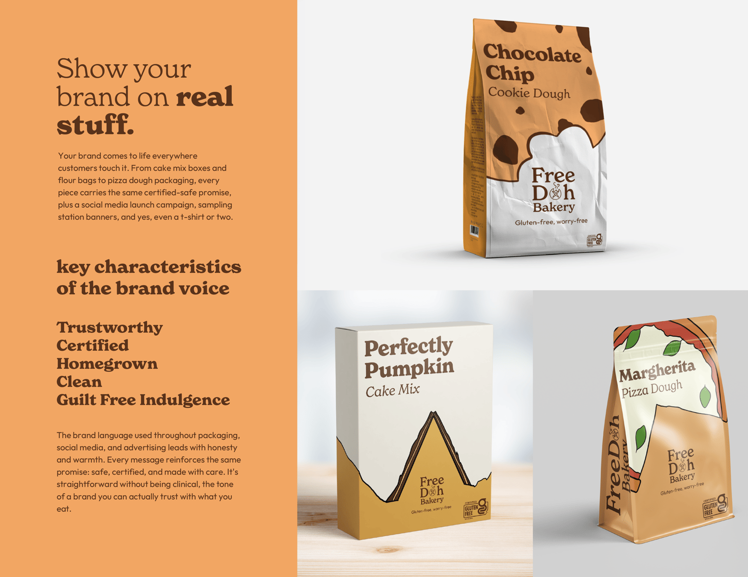FreeDoh Bakery Brand Design Project - image 6 - student project