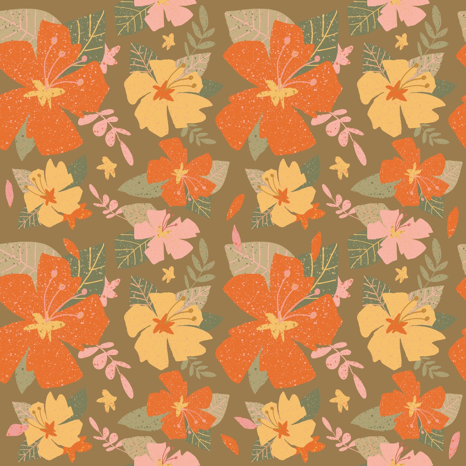 Hibiscus Homespun - image 1 - student project