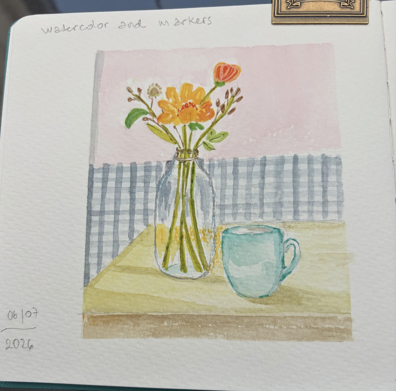 5 exercices with watercolor and others tools - image 4 - student project