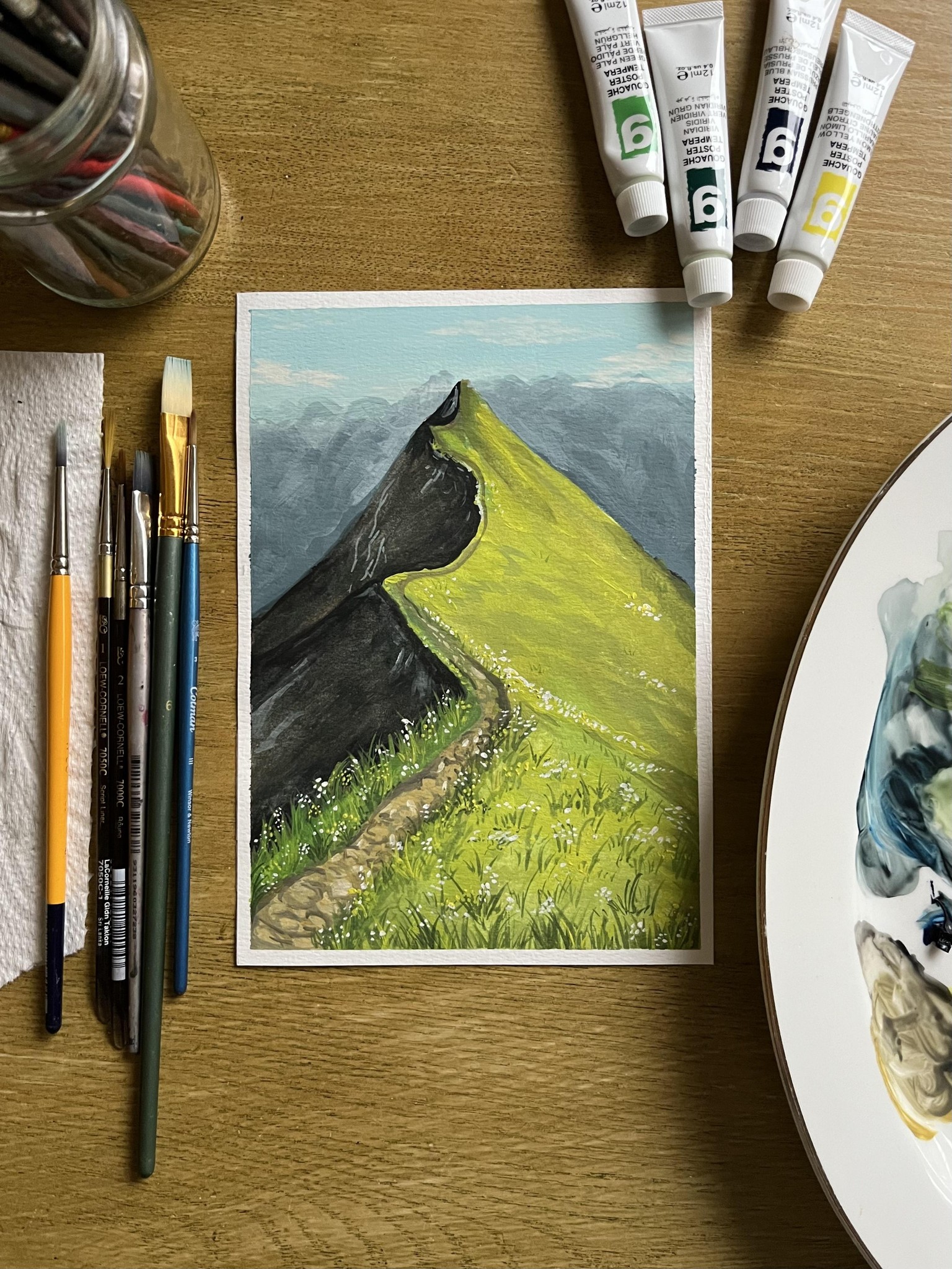 Gouache Landscapes 🌿 - image 2 - student project