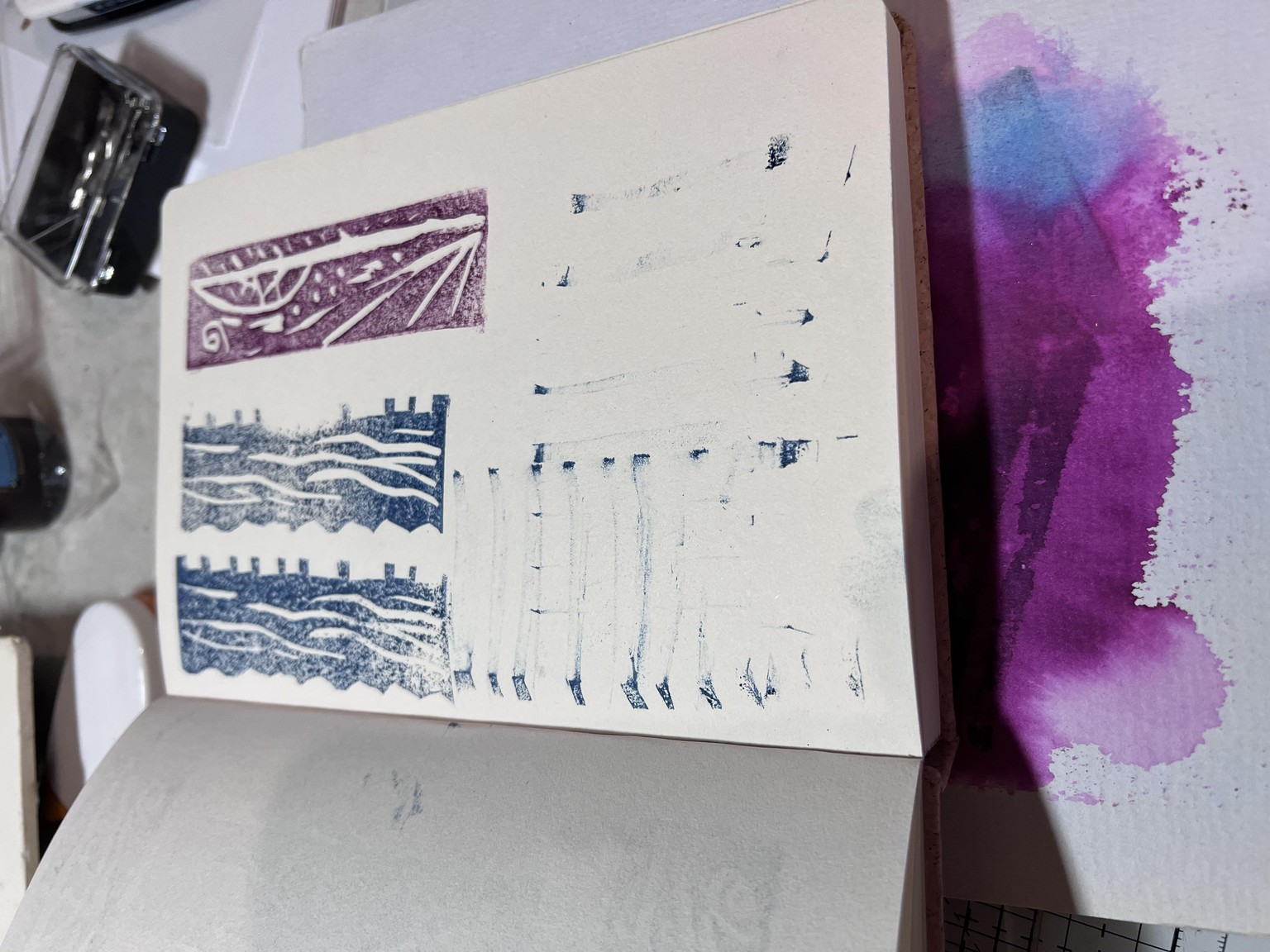 First Day Of Stamp Carving - image 3 - student project