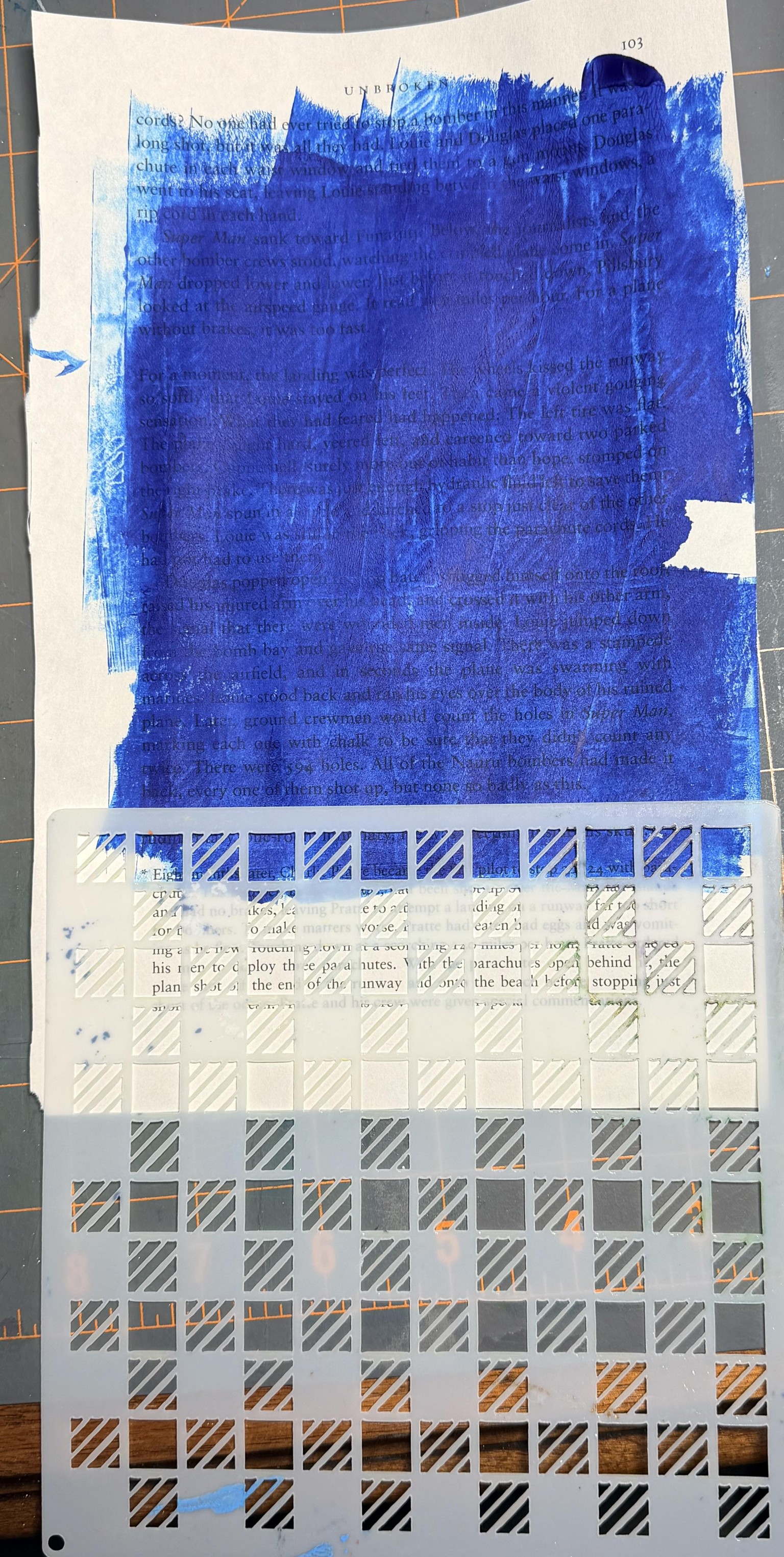 Blue collage papers - image 3 - student project