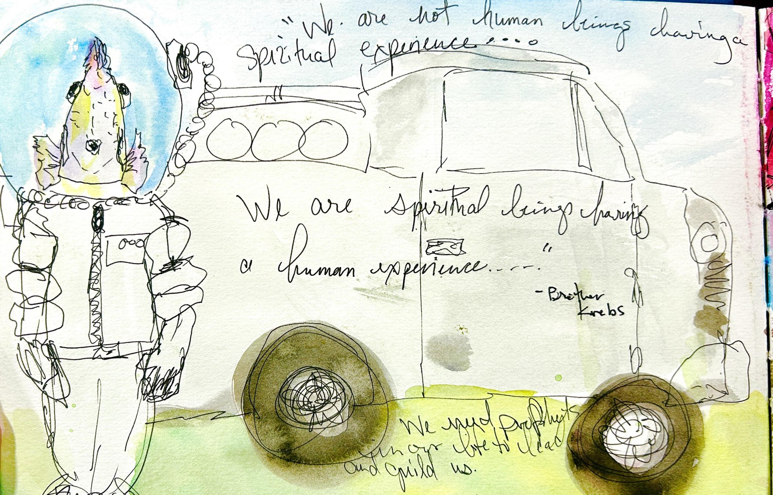 Love Watercolor Journaling. . . . I'll never journal the old way again. - image 3 - student project