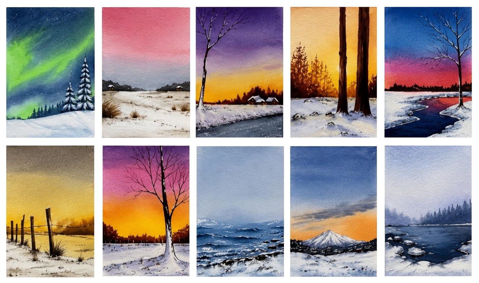 Winter landscapes - image 1 - student project