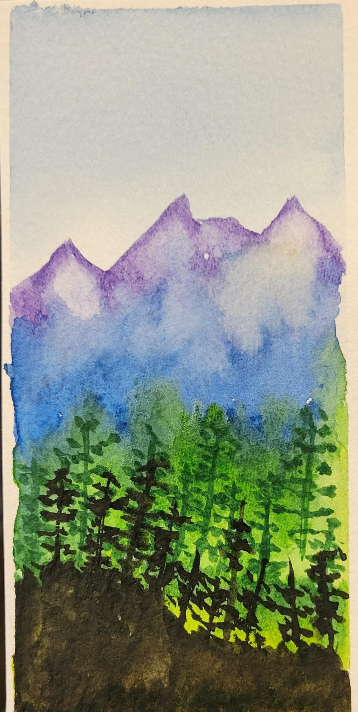 Quick and Easy Watercolor Landscapes - image 3 - student project