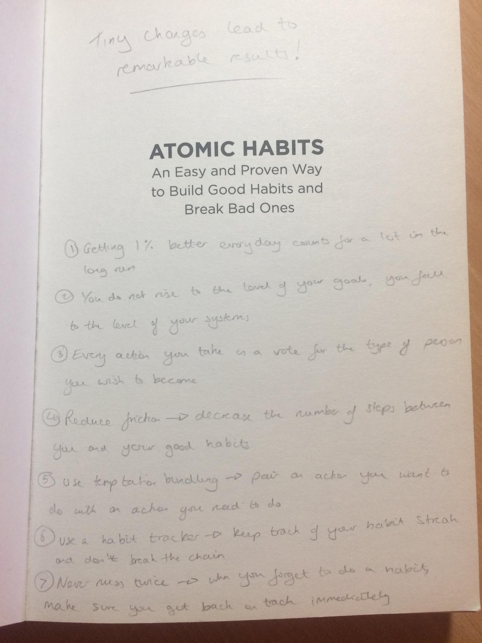 Atomic Habits - image 1 - student project