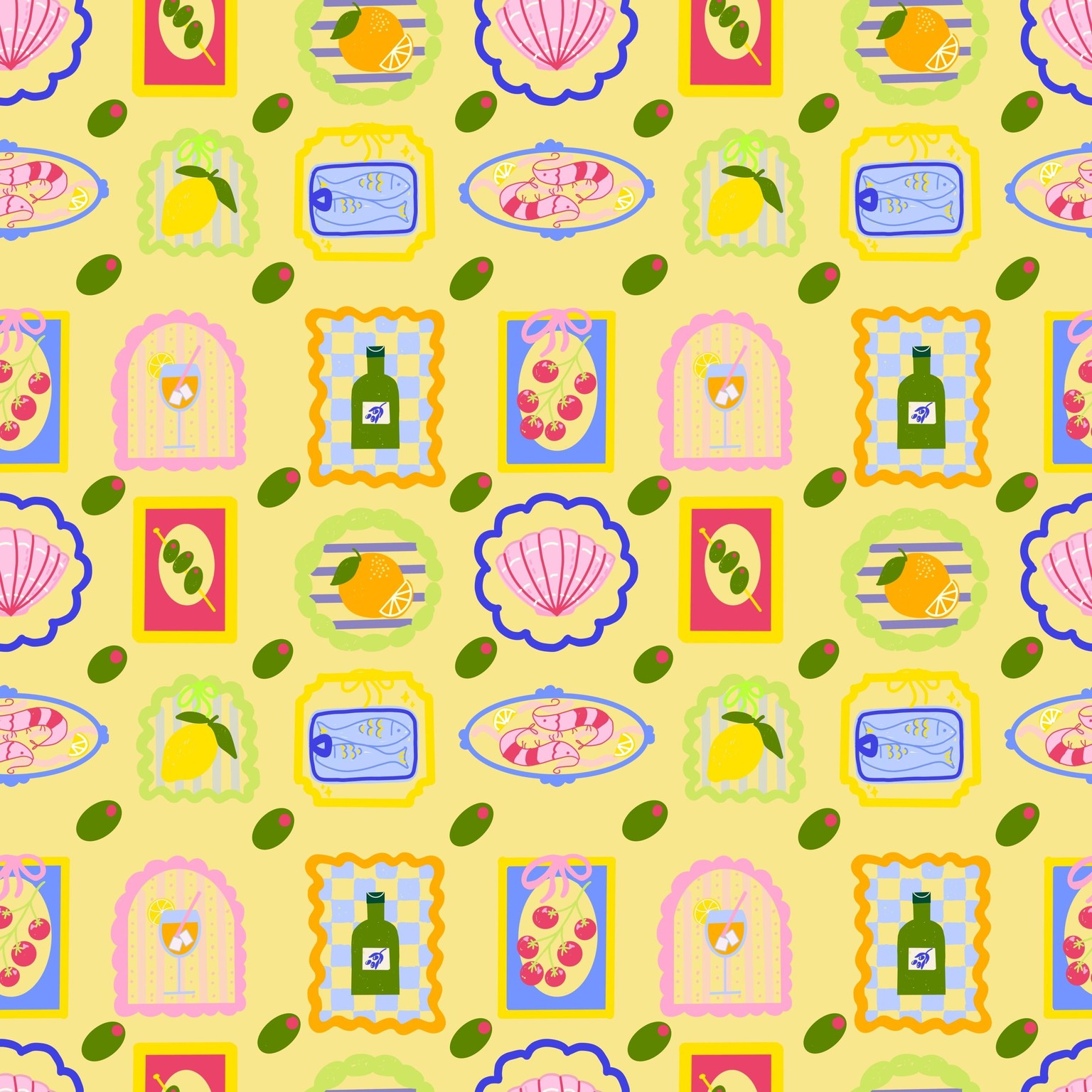 Mediterranean pattern - image 1 - student project