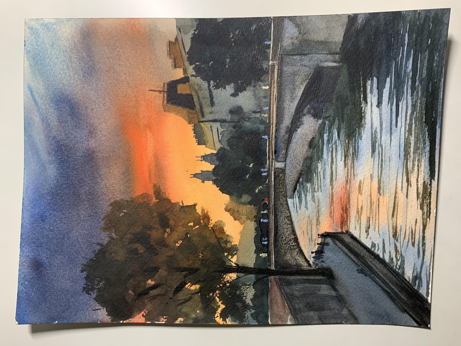 sunset city with magrish - image 1 - student project