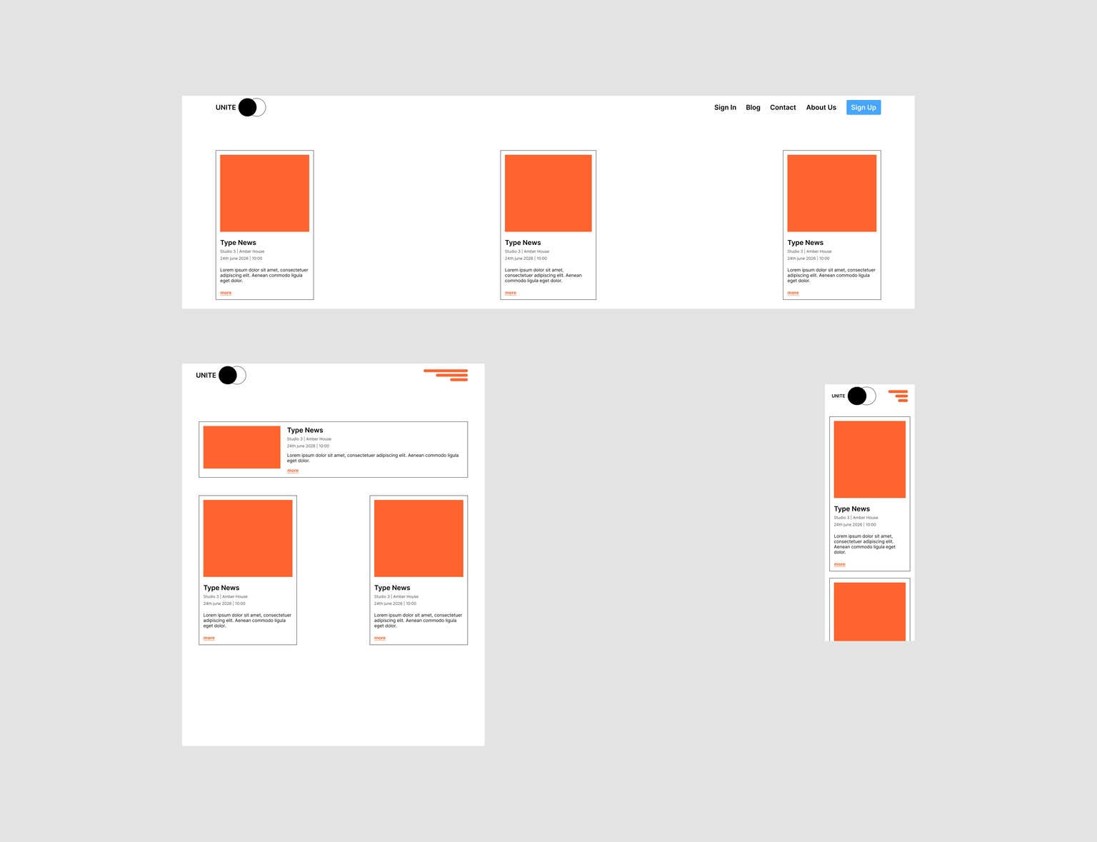 USING AUTOLAYOUT AND GRIDS MAKE RESPONSIVE LAYOUT - image 1 - student project