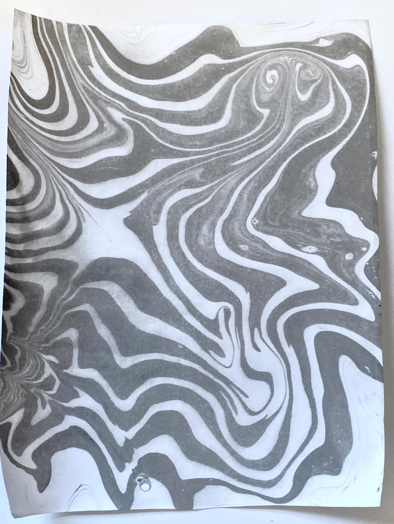 Suminagashi Marbled Paper - image 2 - student project