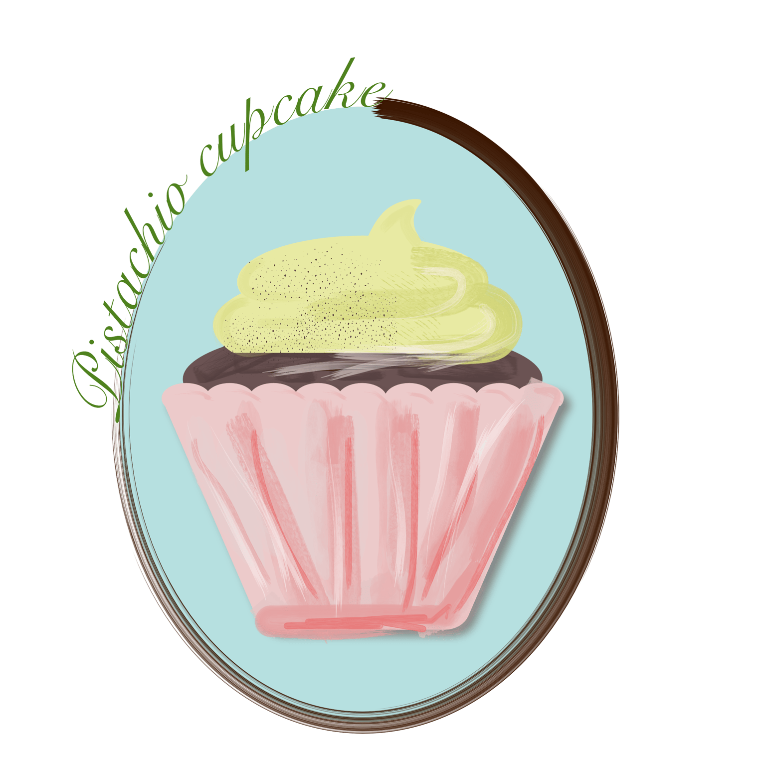 Cupcake vector art - image 1 - student project