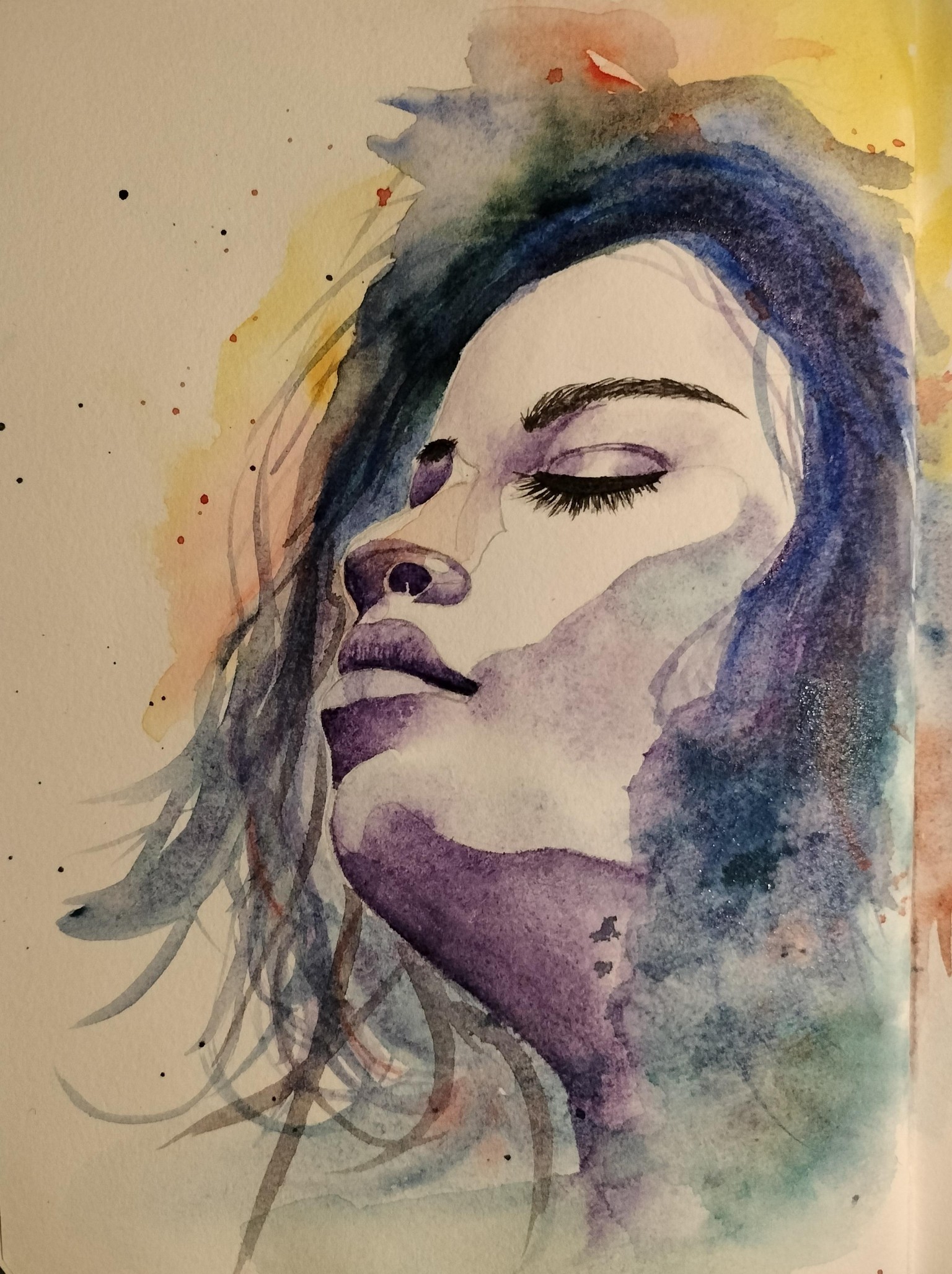 Colorful face - image 1 - student project