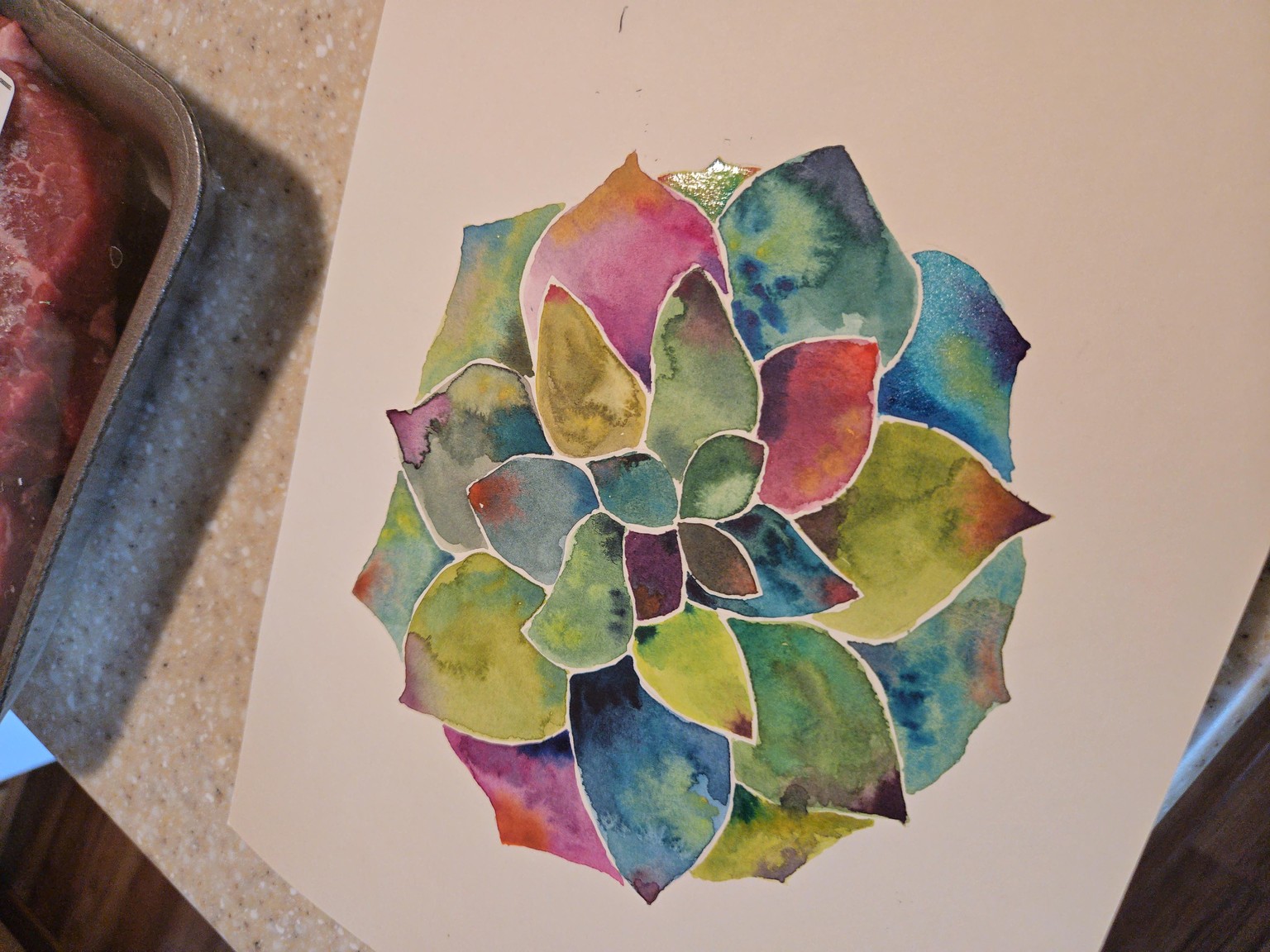 Florals with a modern twist practice - image 2 - student project