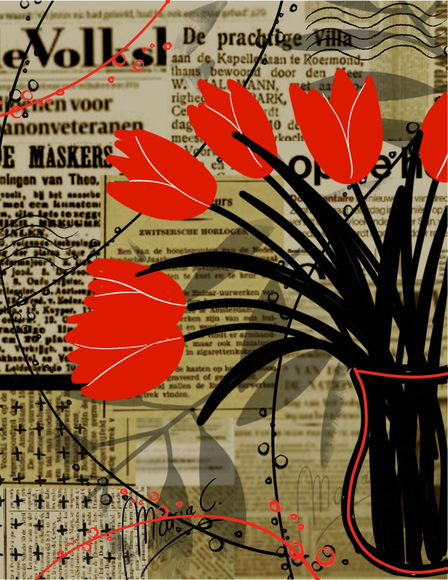 Collages with Procreate - image 4 - student project