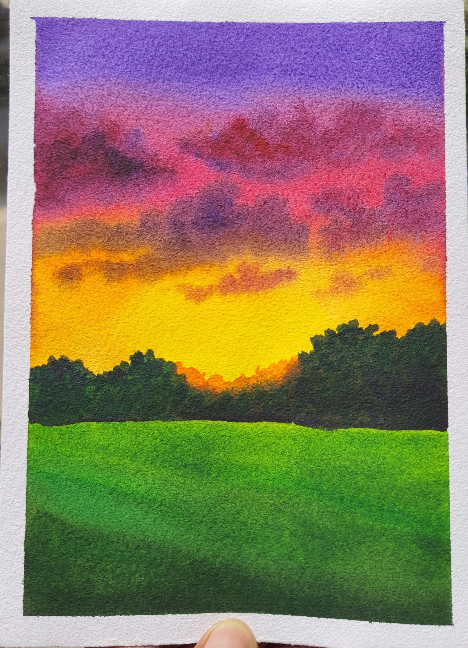 30 Days of Beautiful Watercolor Skies. . !!! - image 6 - student project