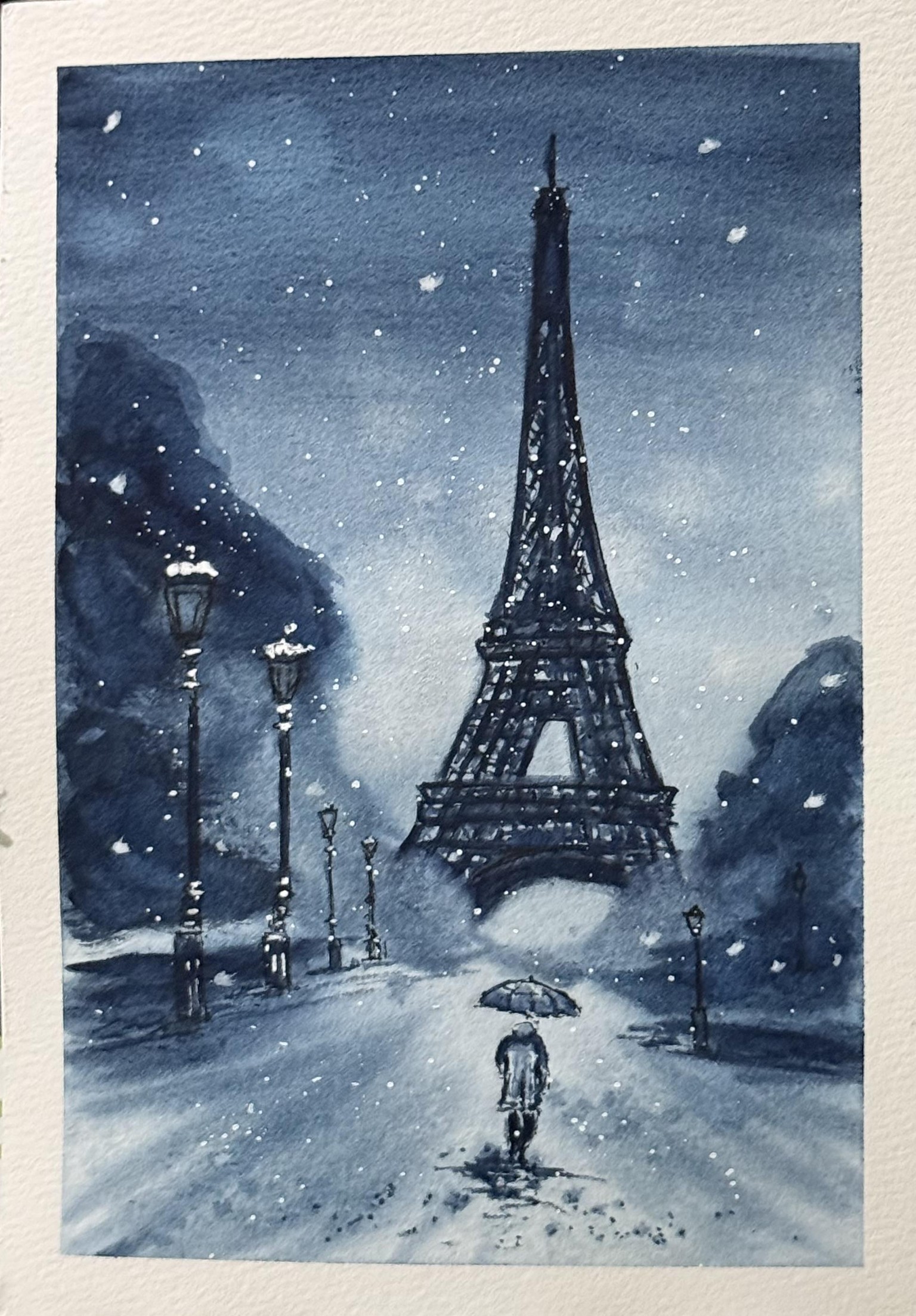Watercolor cityscapes - image 1 - student project