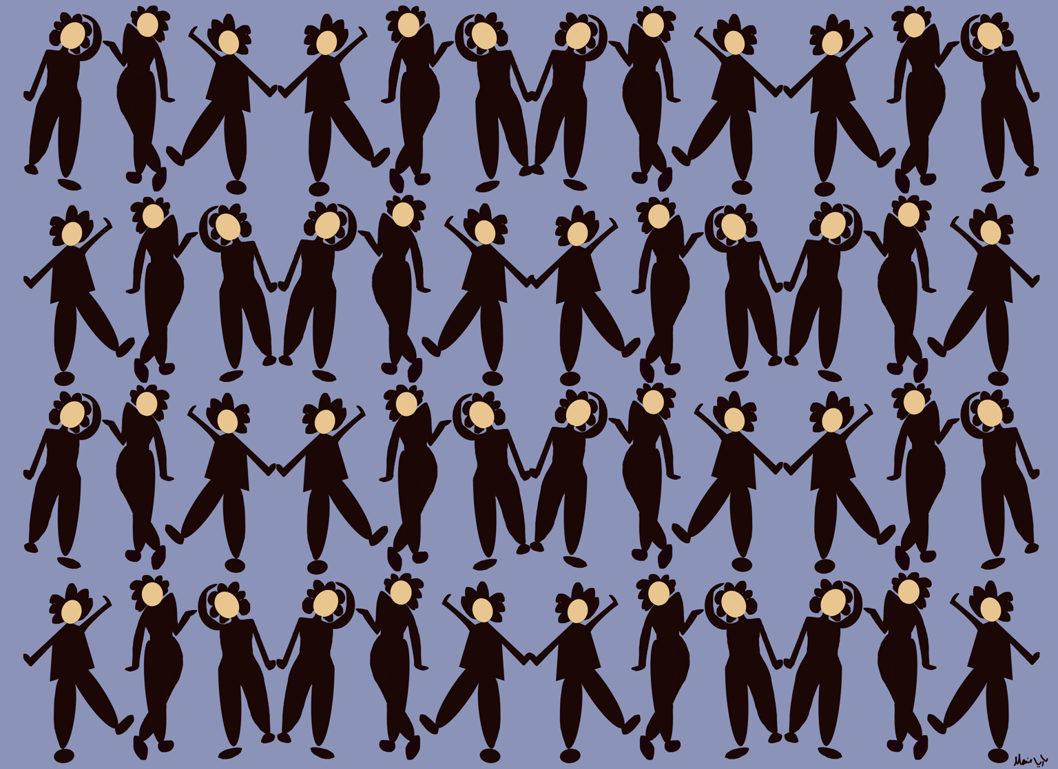 People pattern using procreate - image 3 - student project