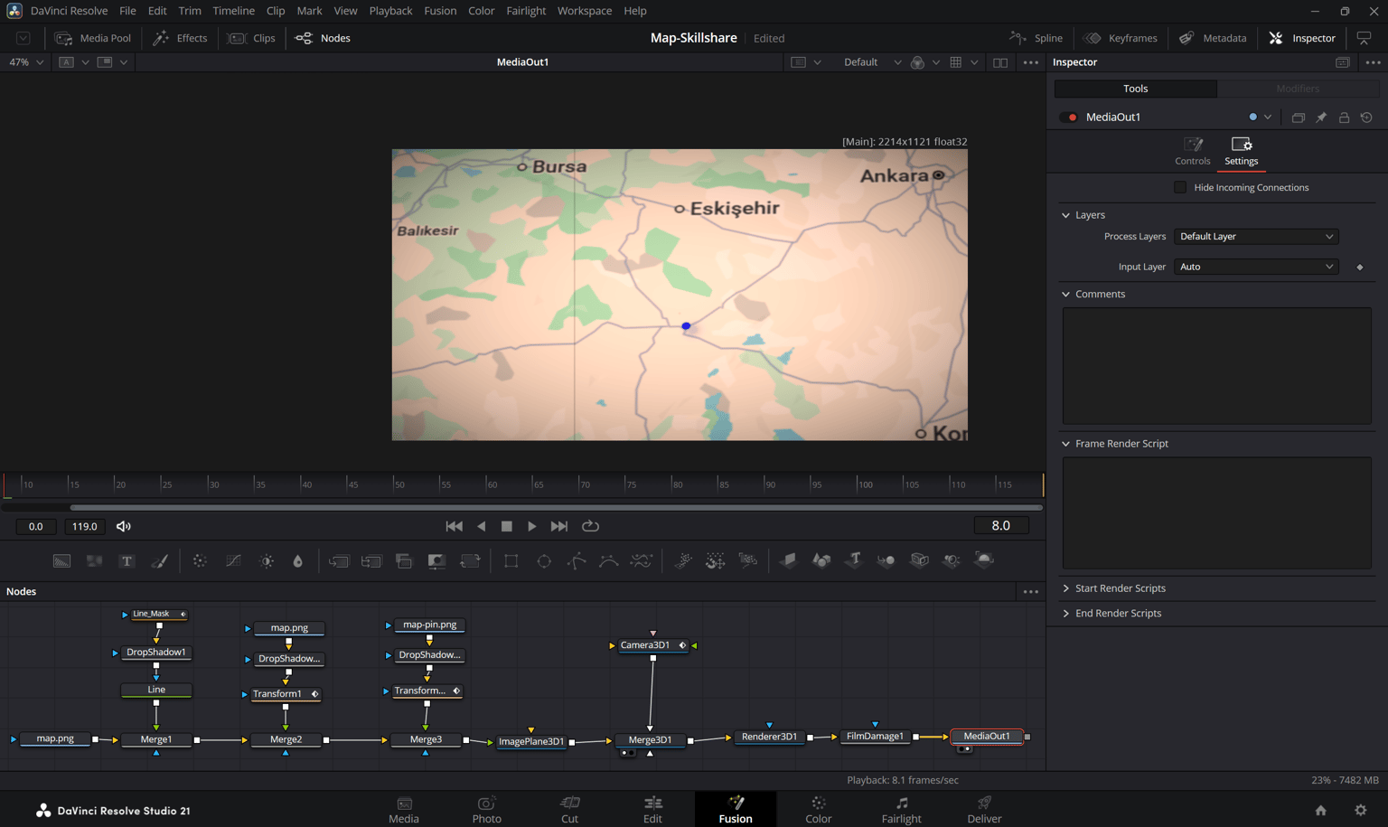 Map Animation - image 1 - student project