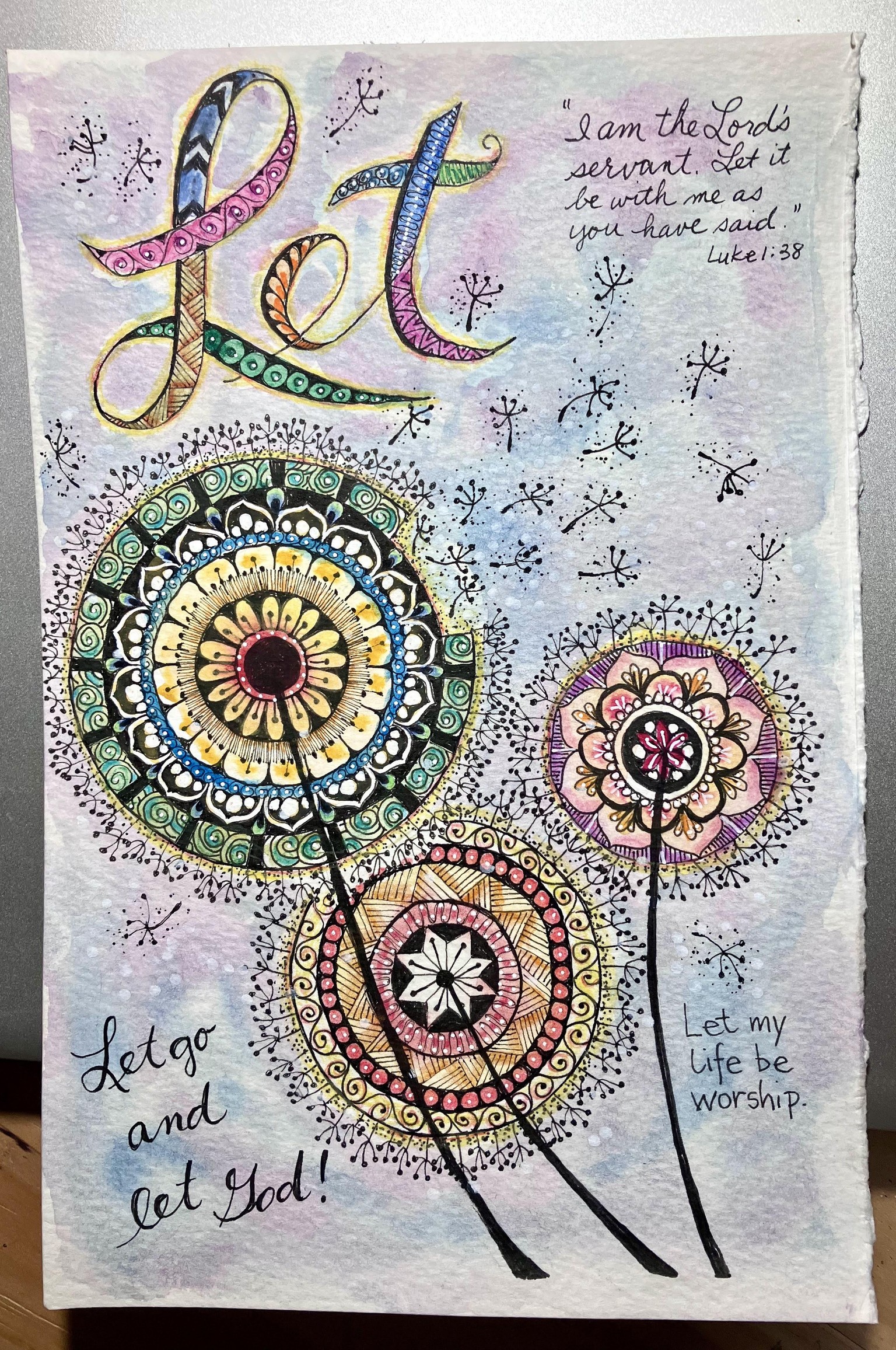 Grounded Art - my word for the year - image 1 - student project