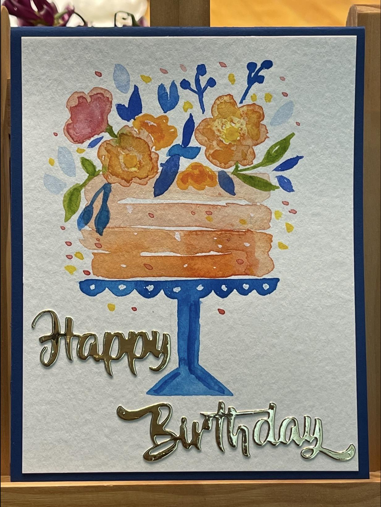 Watercolor Cake - image 1 - student project