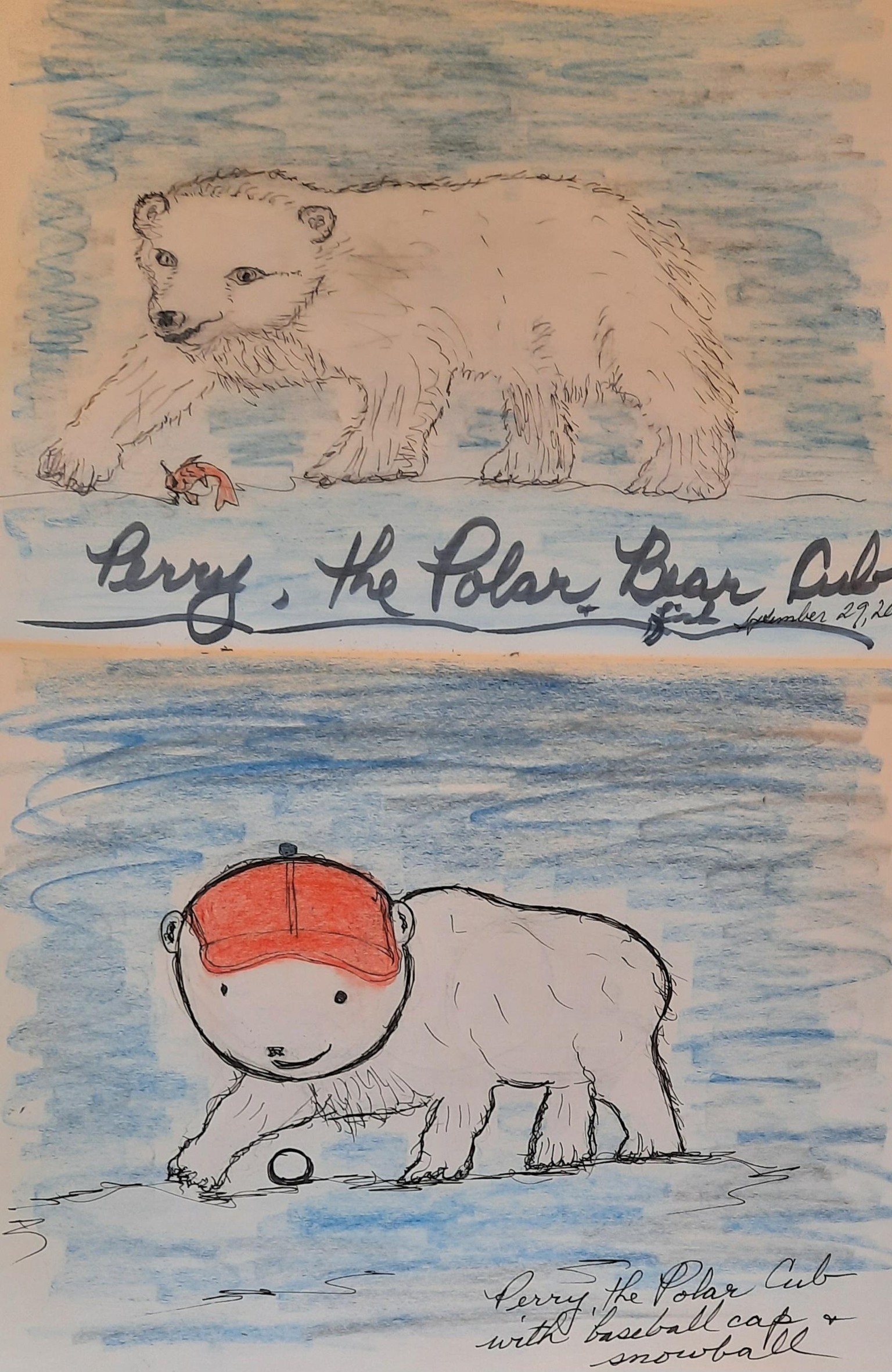Perry,  Polar Bear Cub & Snowball - image 1 - student project
