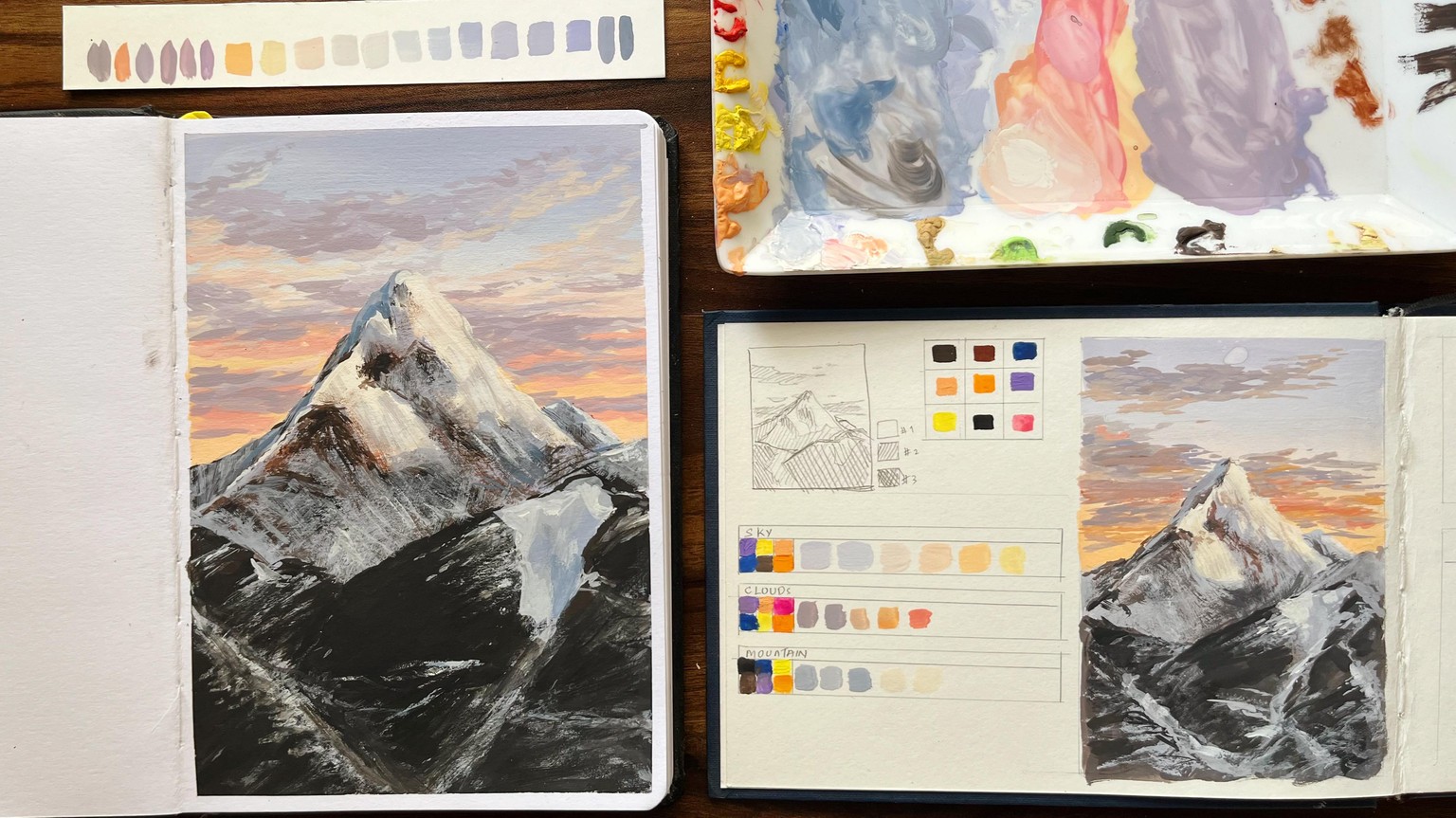 From the Gouache Sketchbook Series - image 1 - student project