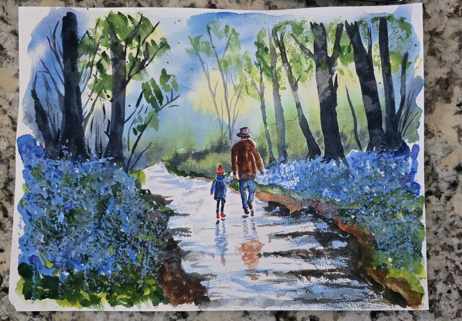 Wondering in the Bluebells - image 1 - student project