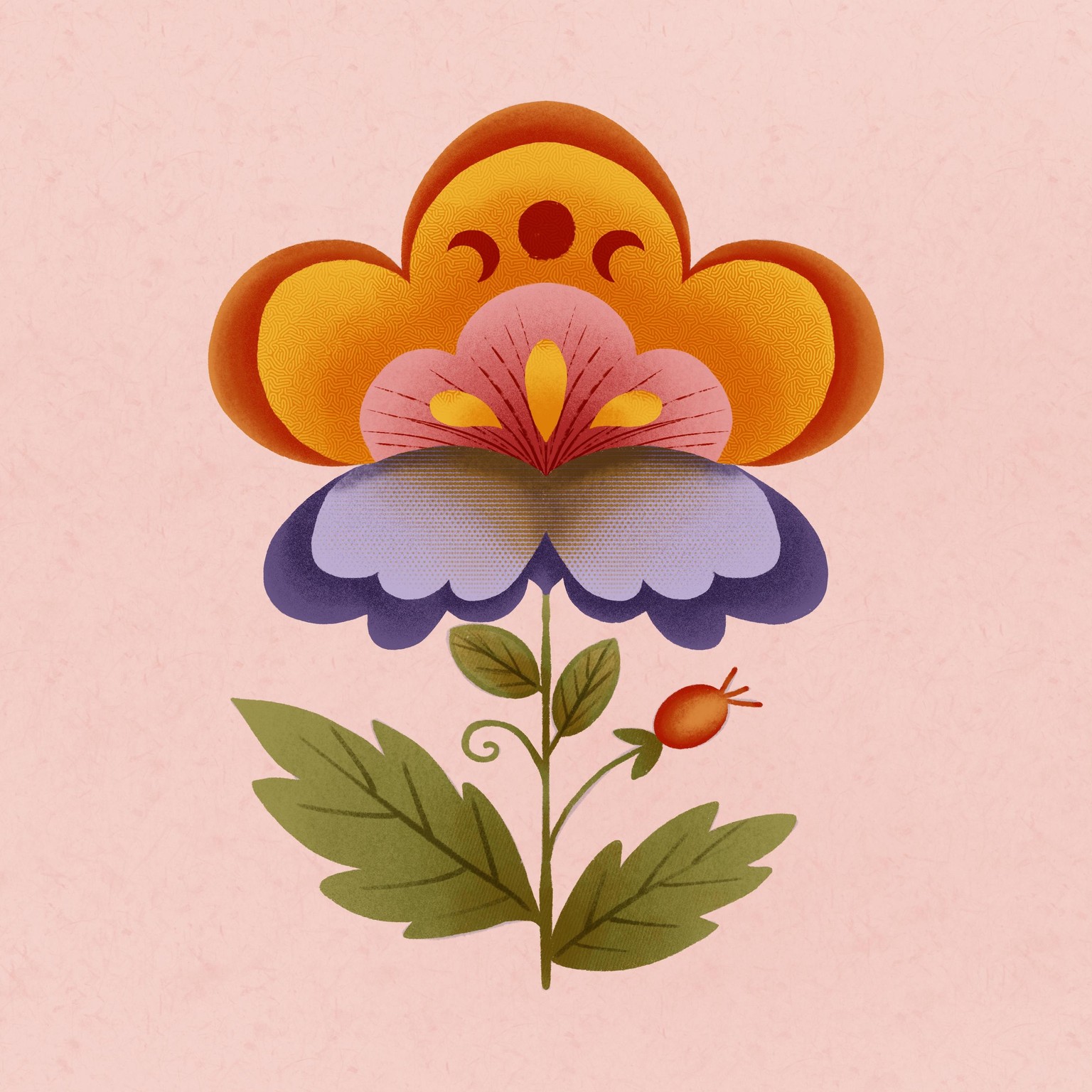 Moon flower - image 1 - student project