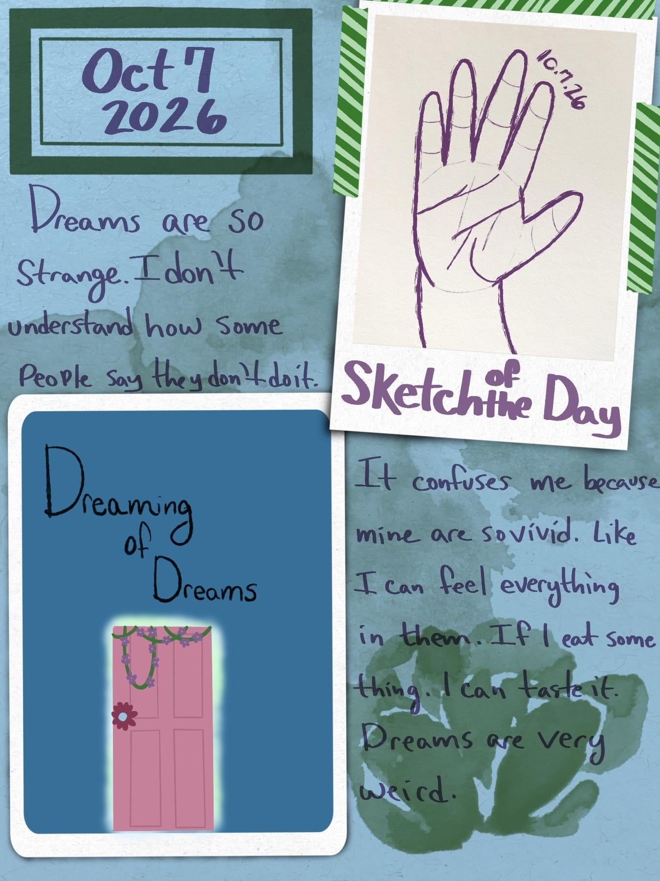 Dream journal - image 1 - student project