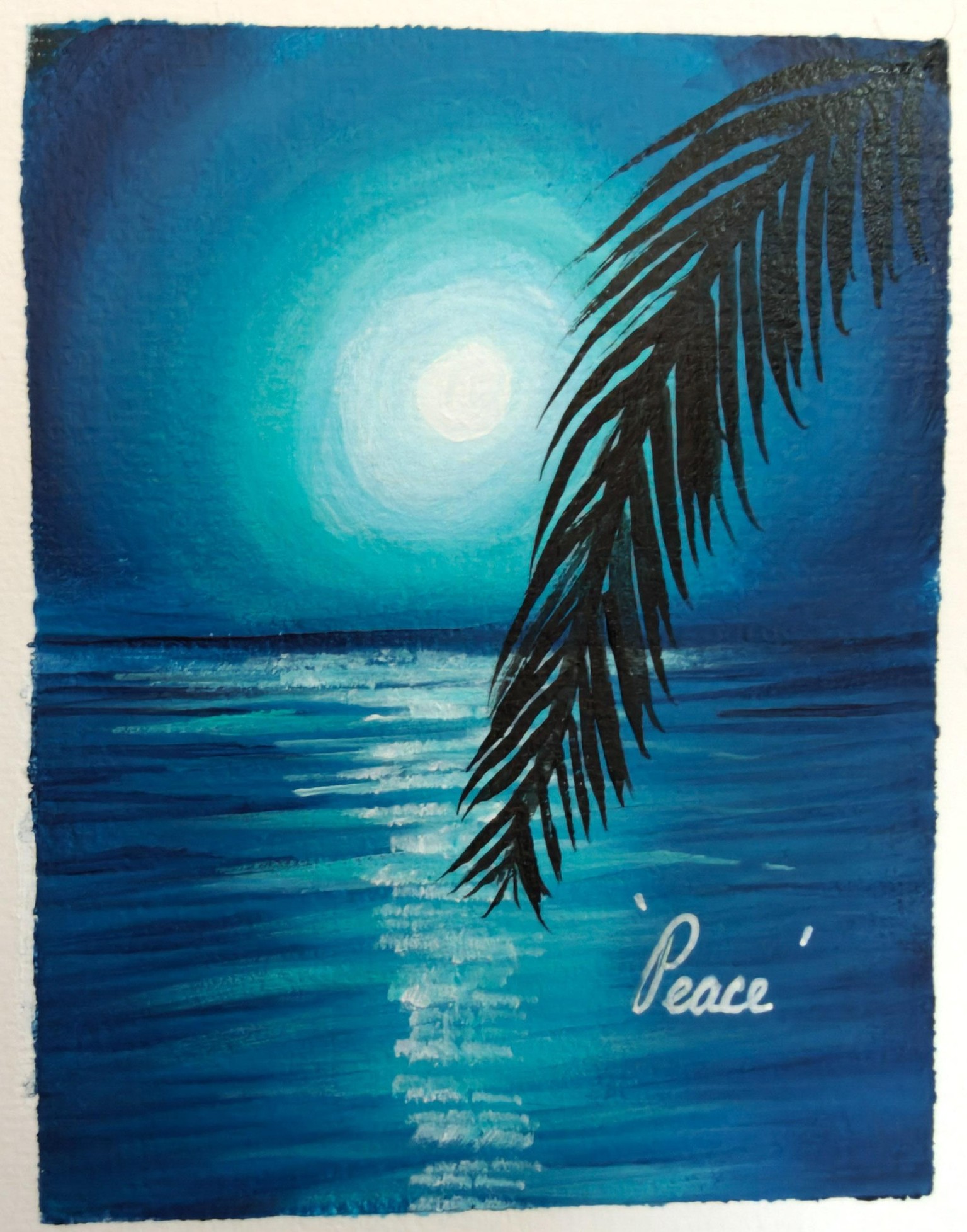 30 Days Acrylic Landscape Challenge :  Day 1 - image 9 - student project