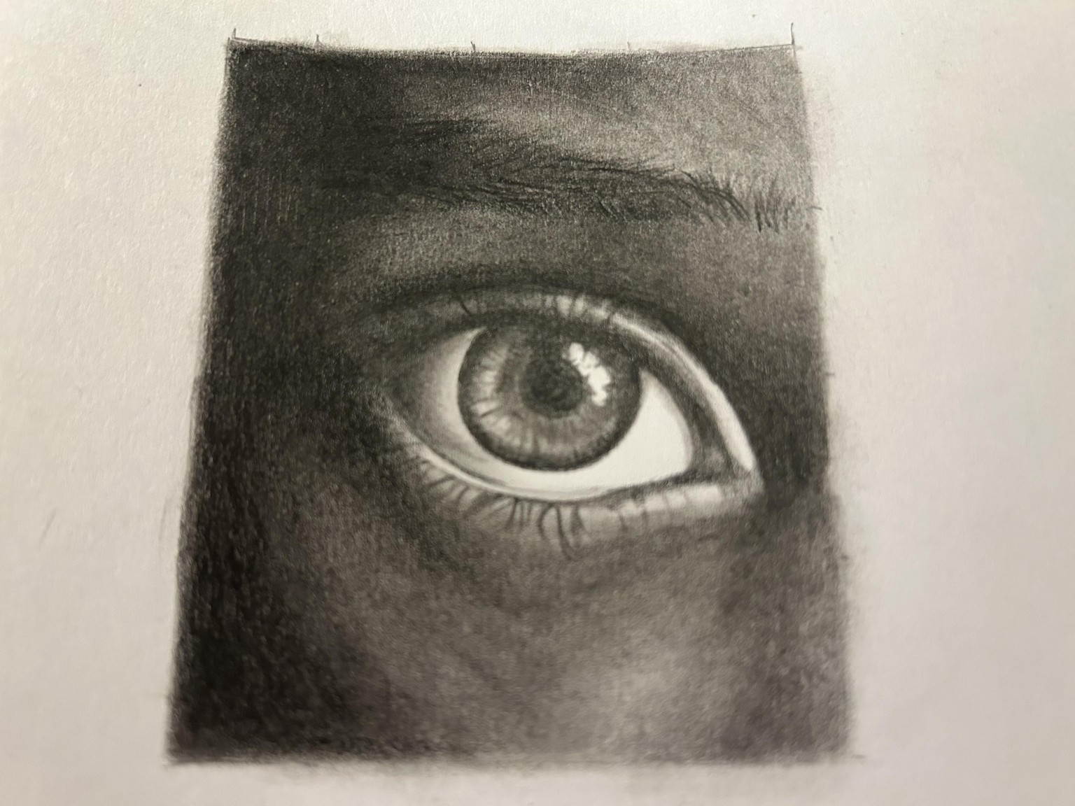 First try drawing eyes - image 1 - student project