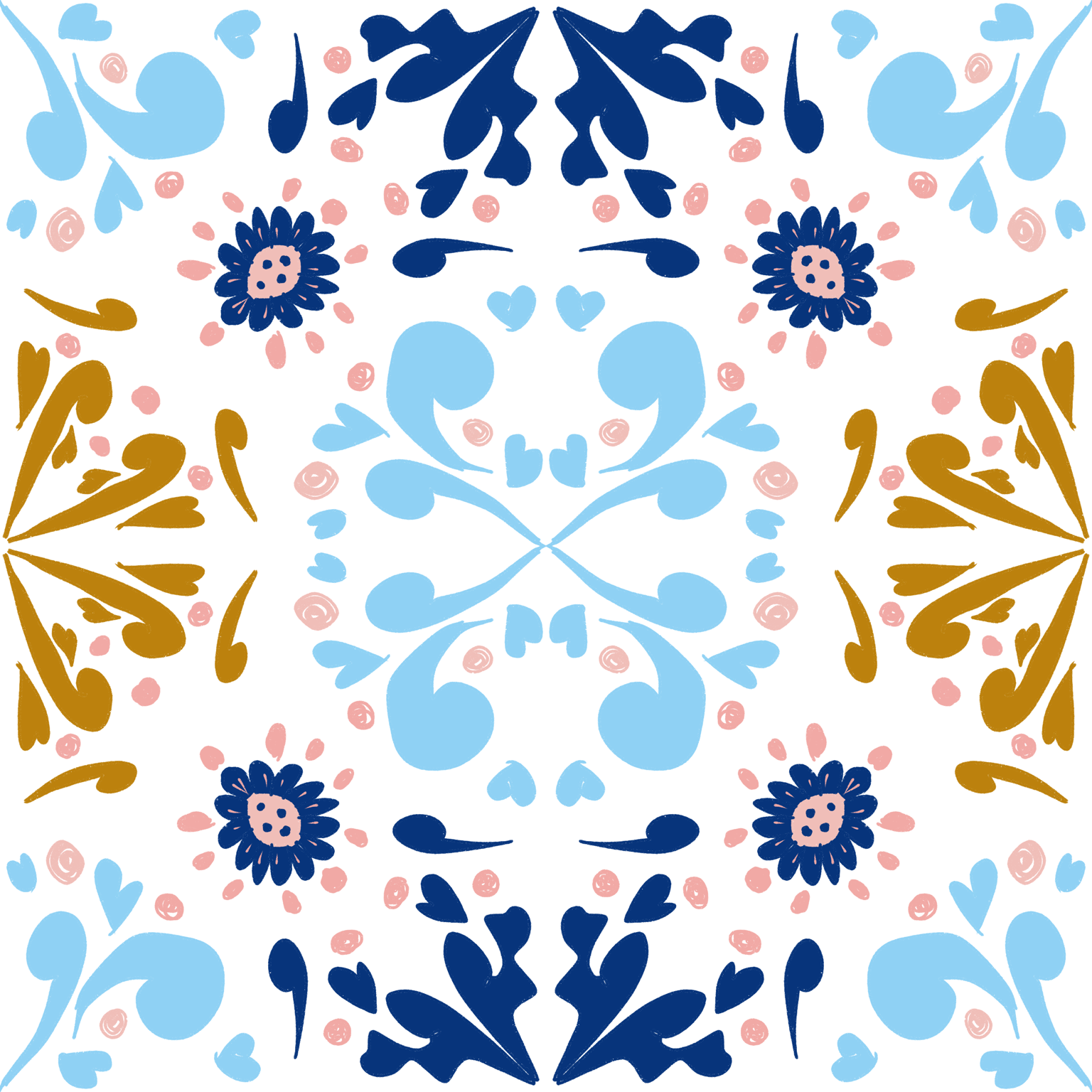 Mindful Azulejo drawing - image 2 - student project