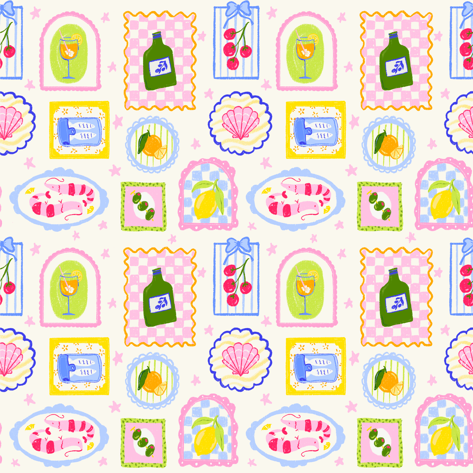 My Mediterranean pattern - image 1 - student project