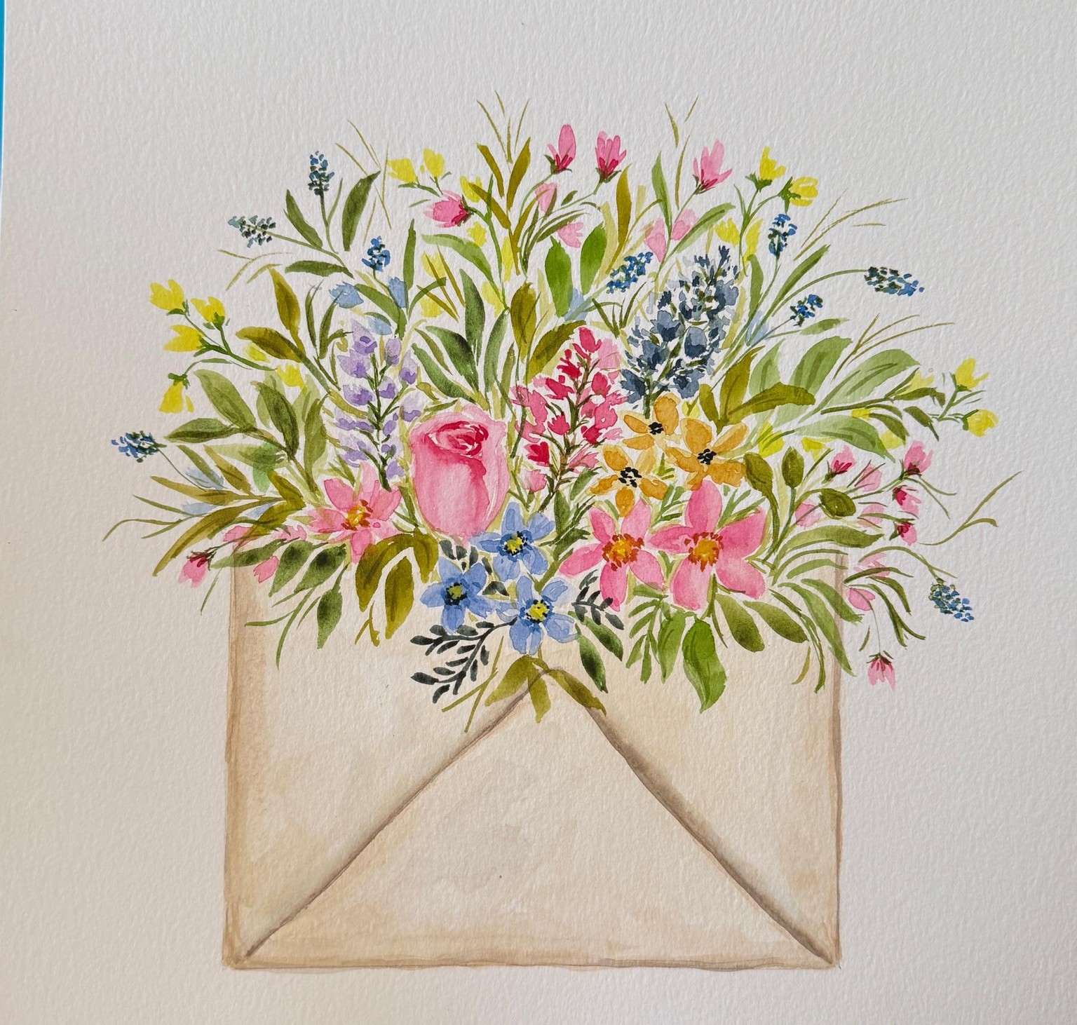 Envelope Florals - image 1 - student project