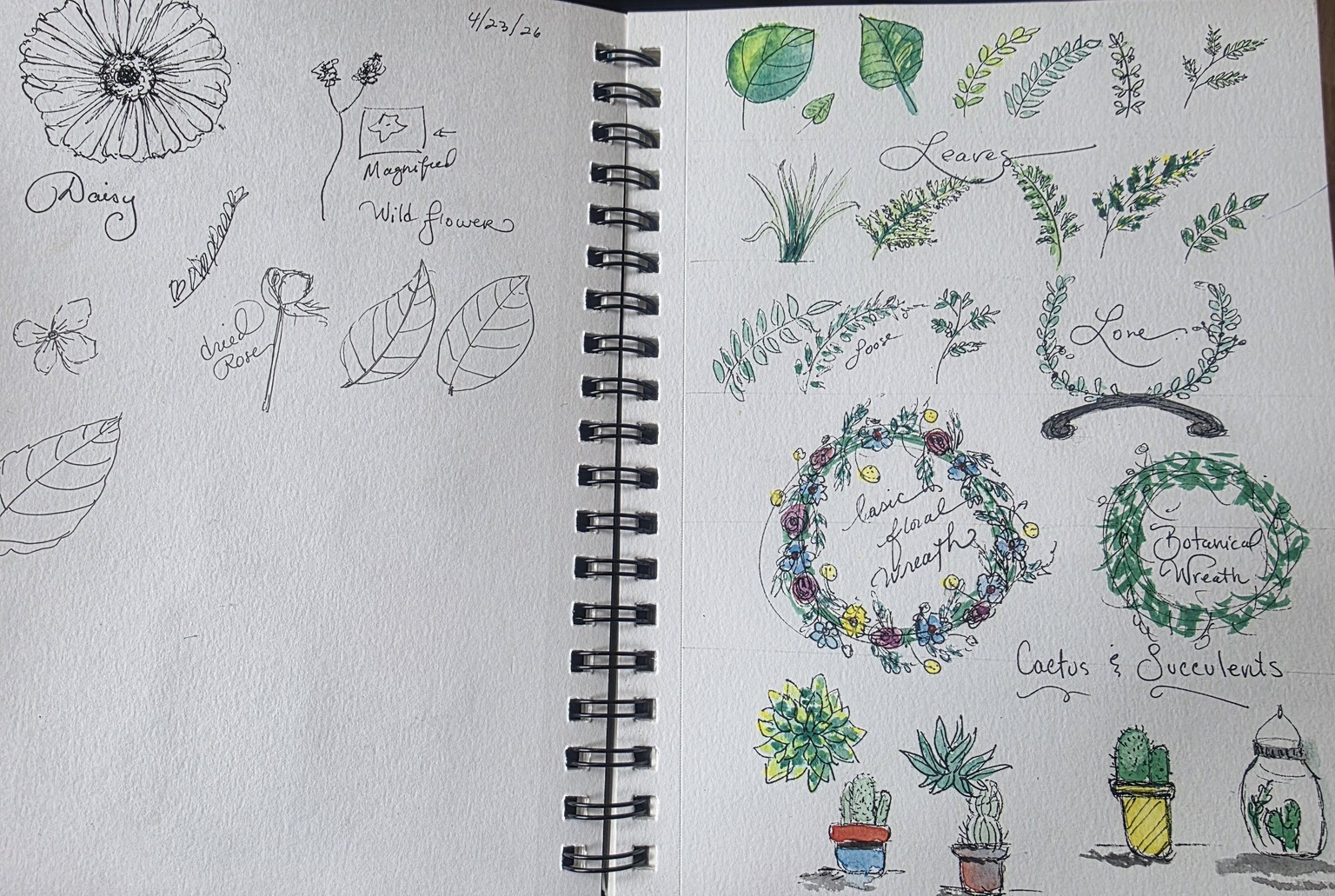 Botanical, Floral Practice - image 1 - student project