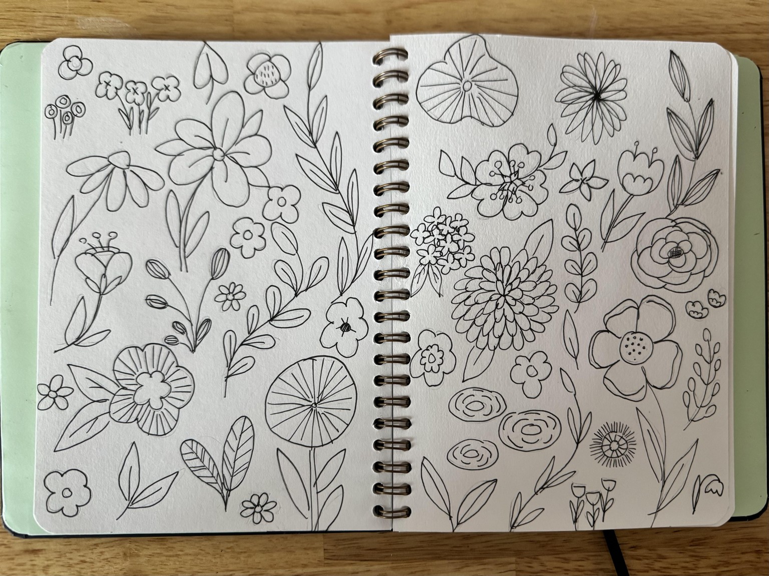 brush pen florals - image 3 - student project
