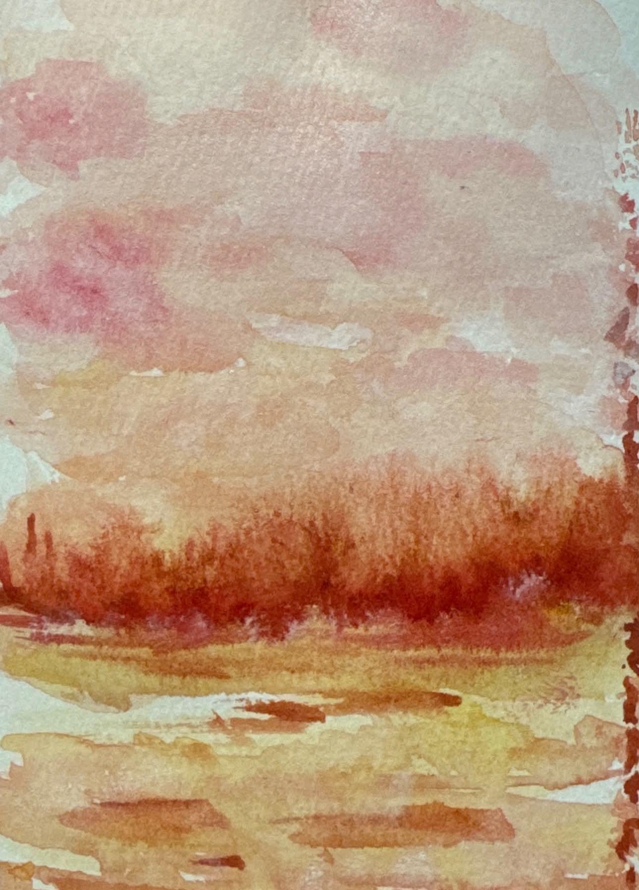 Watercolor Abstract Landscapes - image 4 - student project