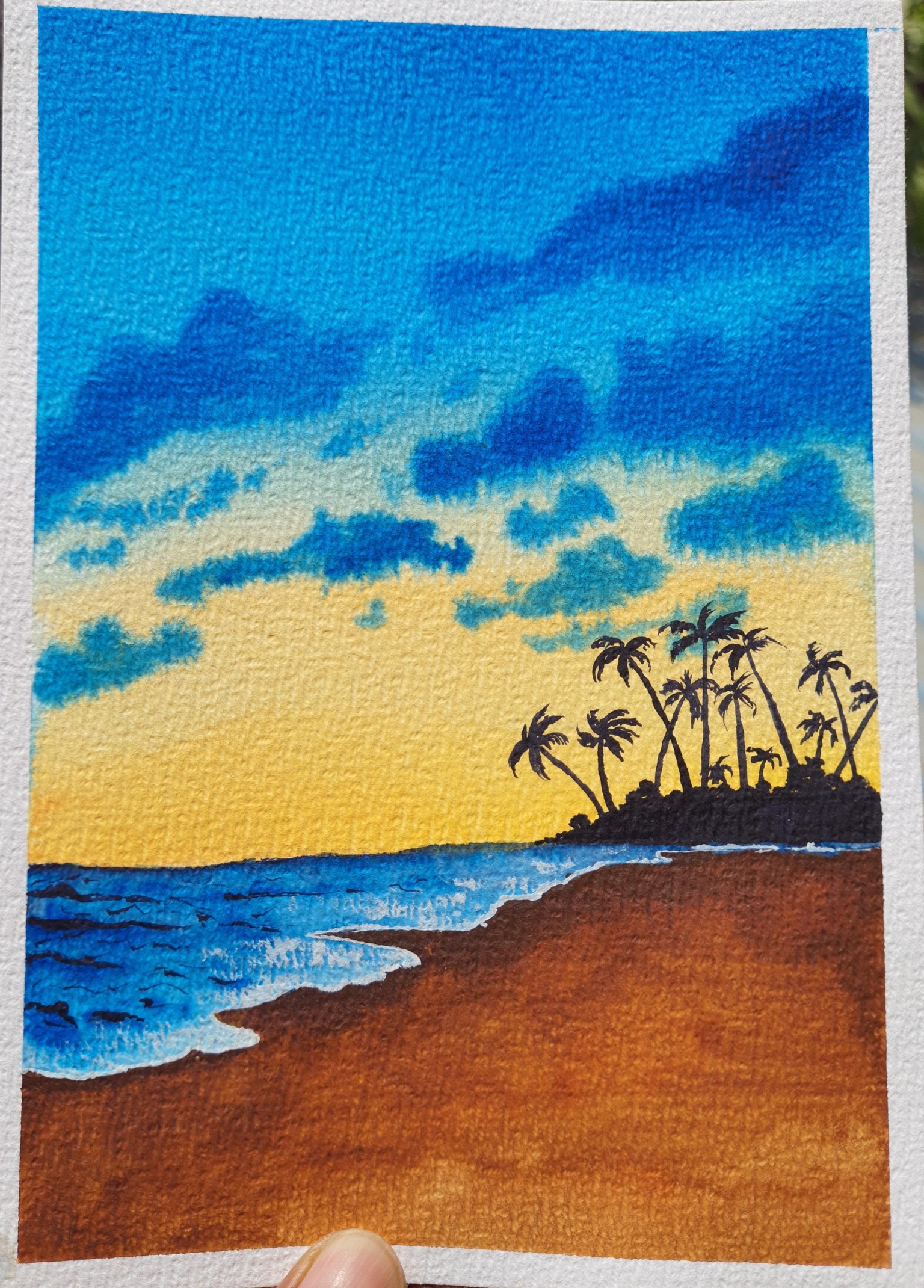 30 Days of Beautiful Watercolor Skies. . !!! - image 22 - student project