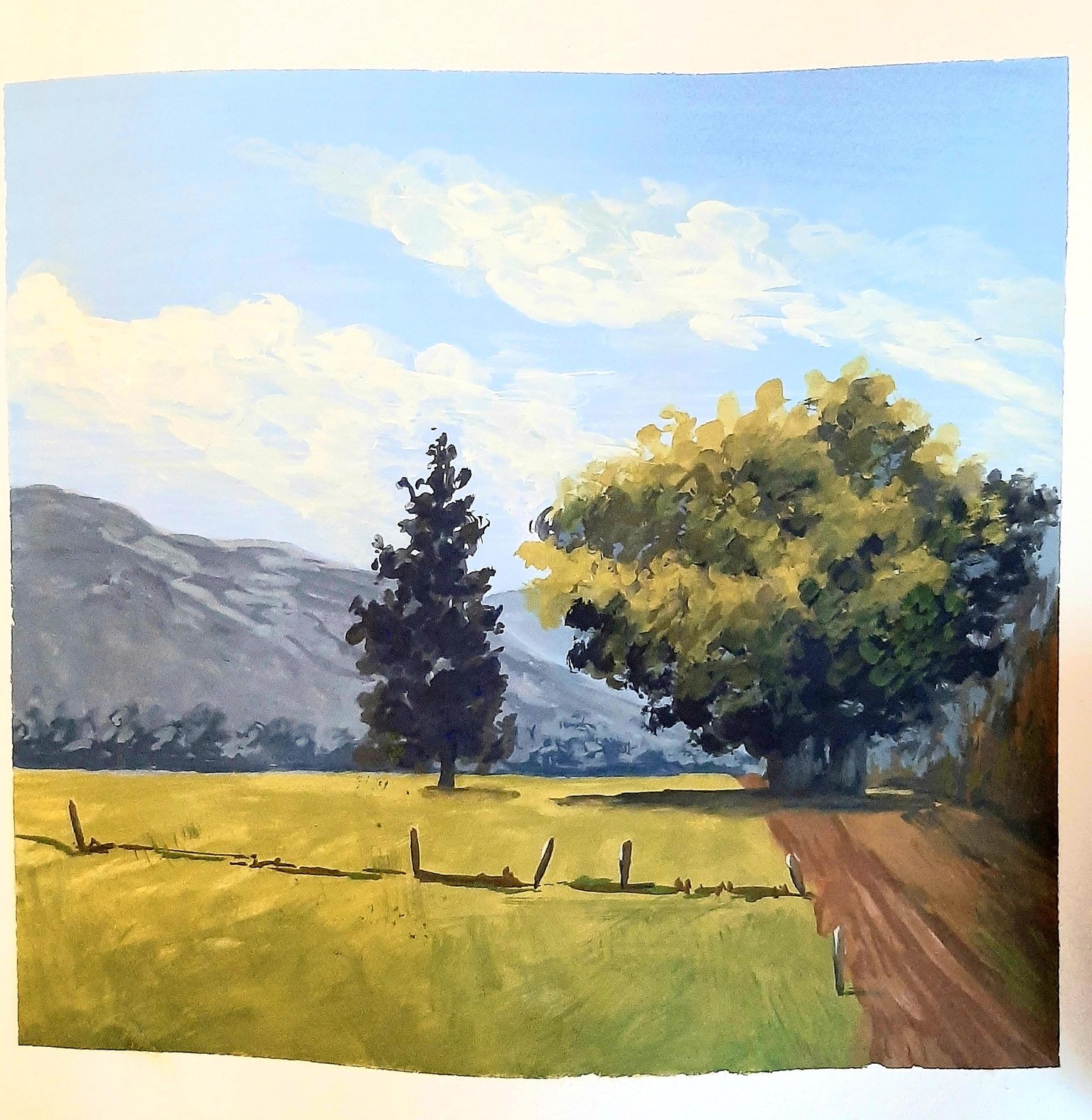 Paysages à la gouache - image 2 - student project