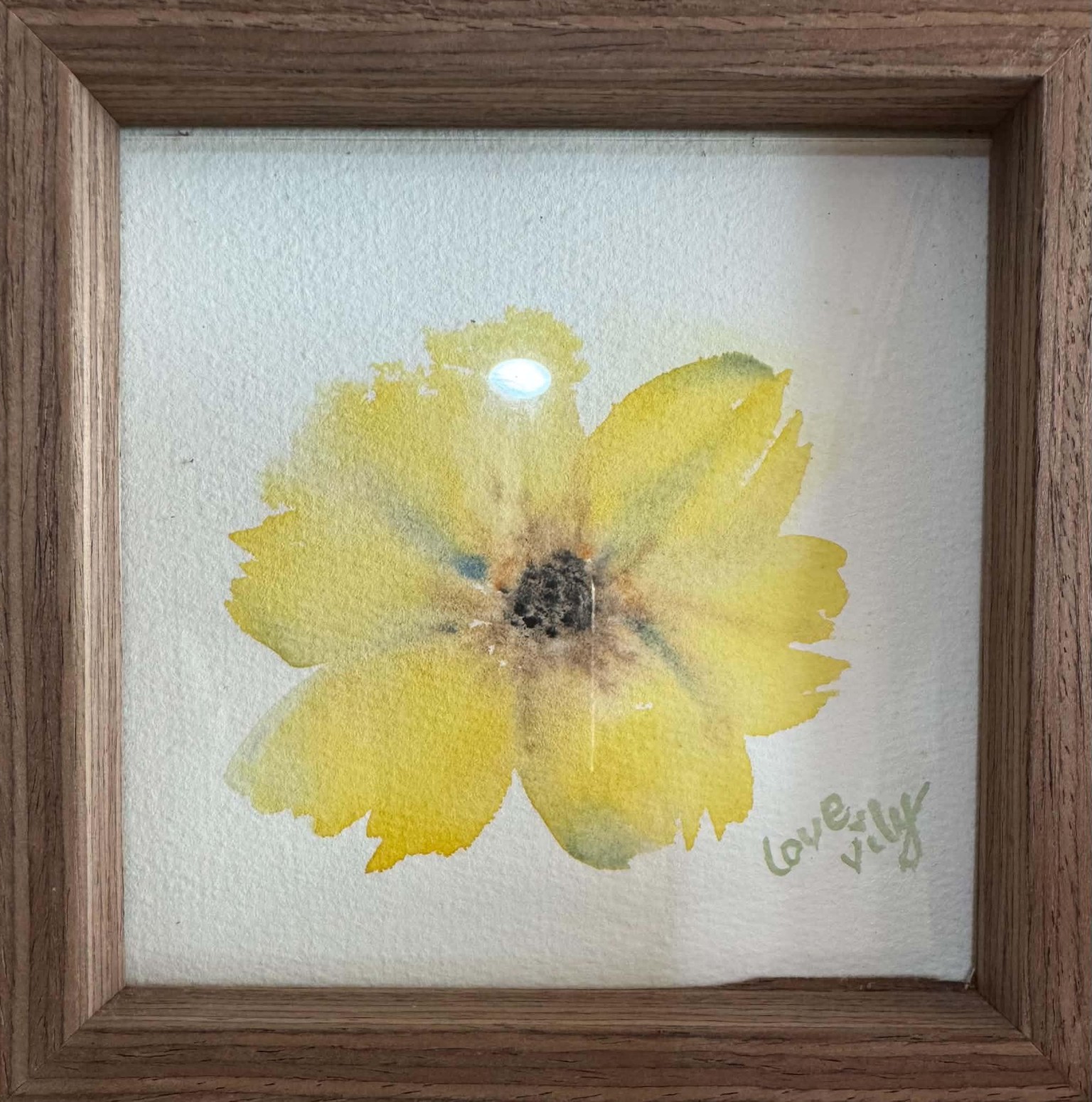 loose yellow watercolor florals for beginners - image 1 - student project