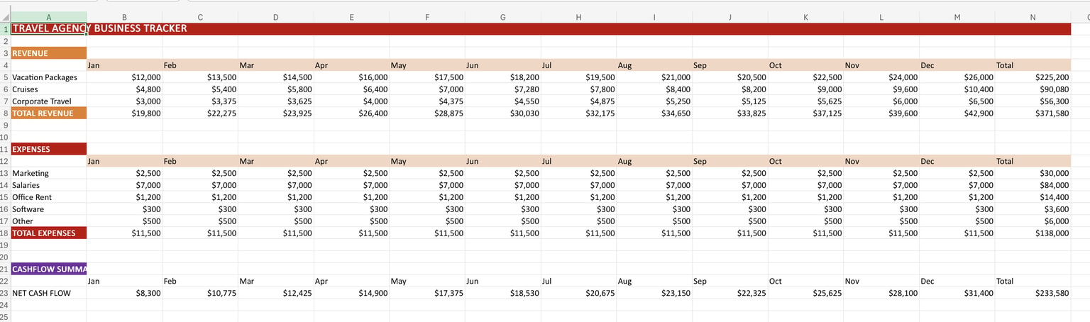 Copilot in Excel - image 1 - student project