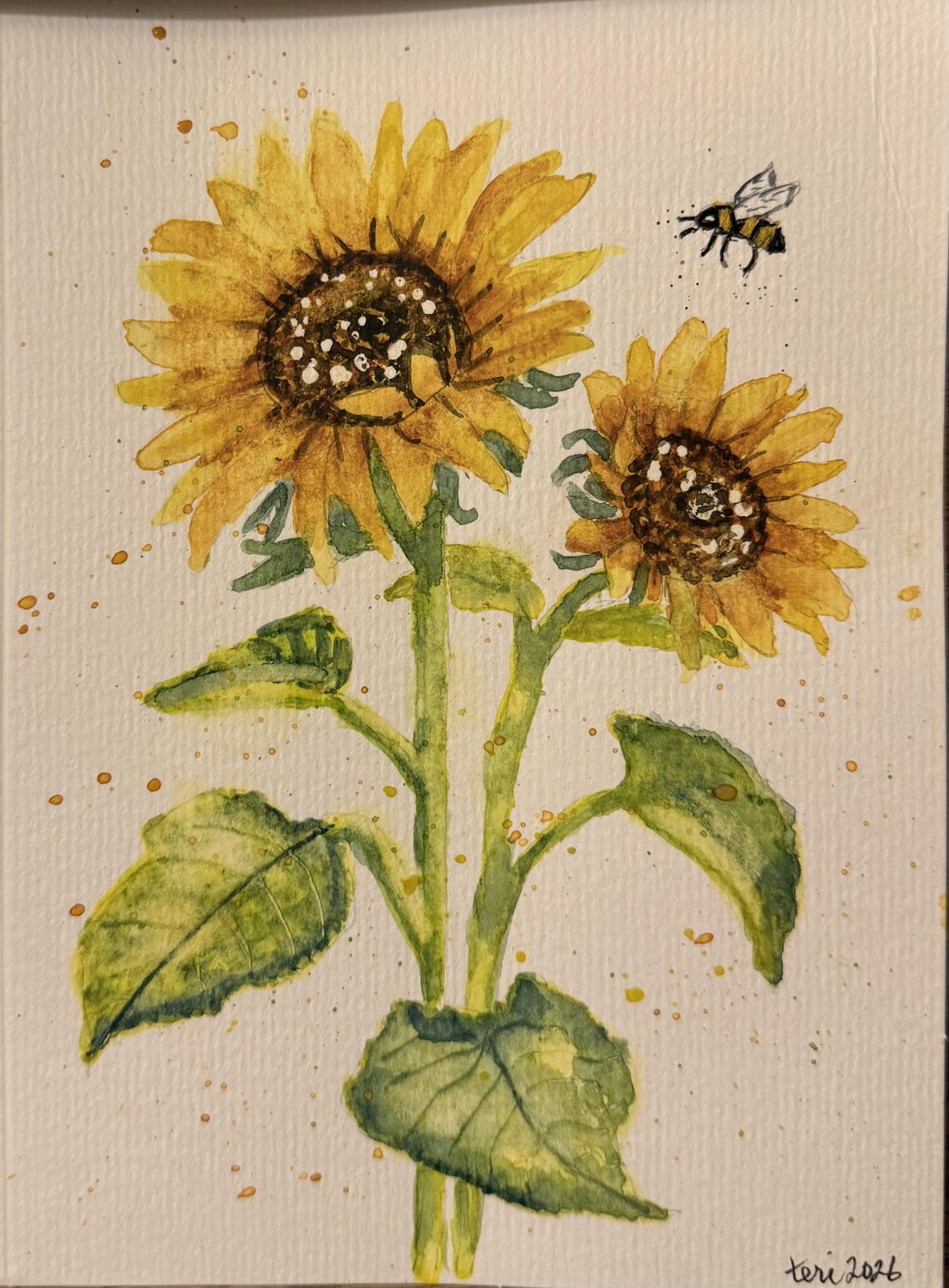 Busy Bee Sunflowers - image 1 - student project