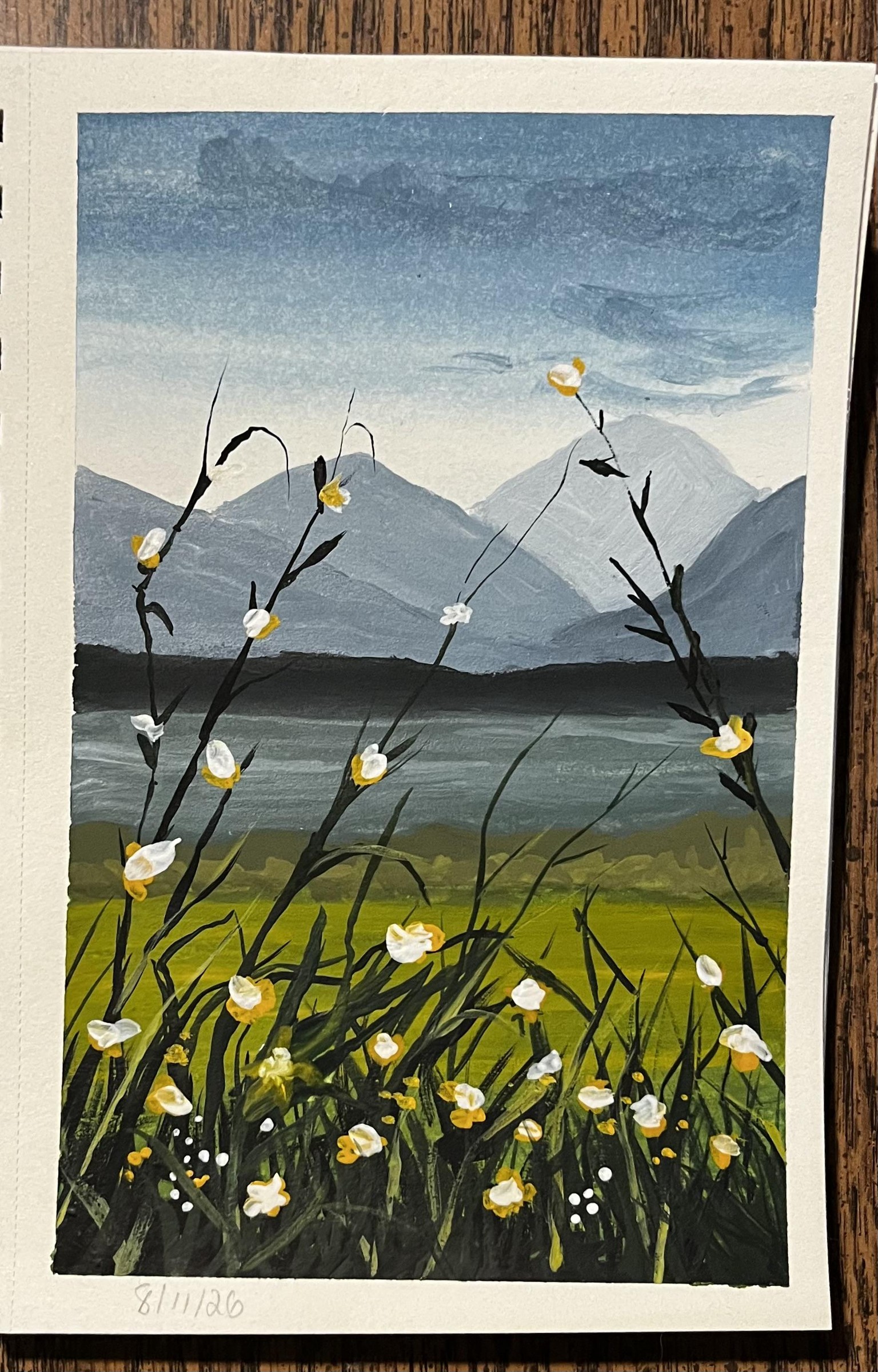 Gouache landscapes - image 2 - student project
